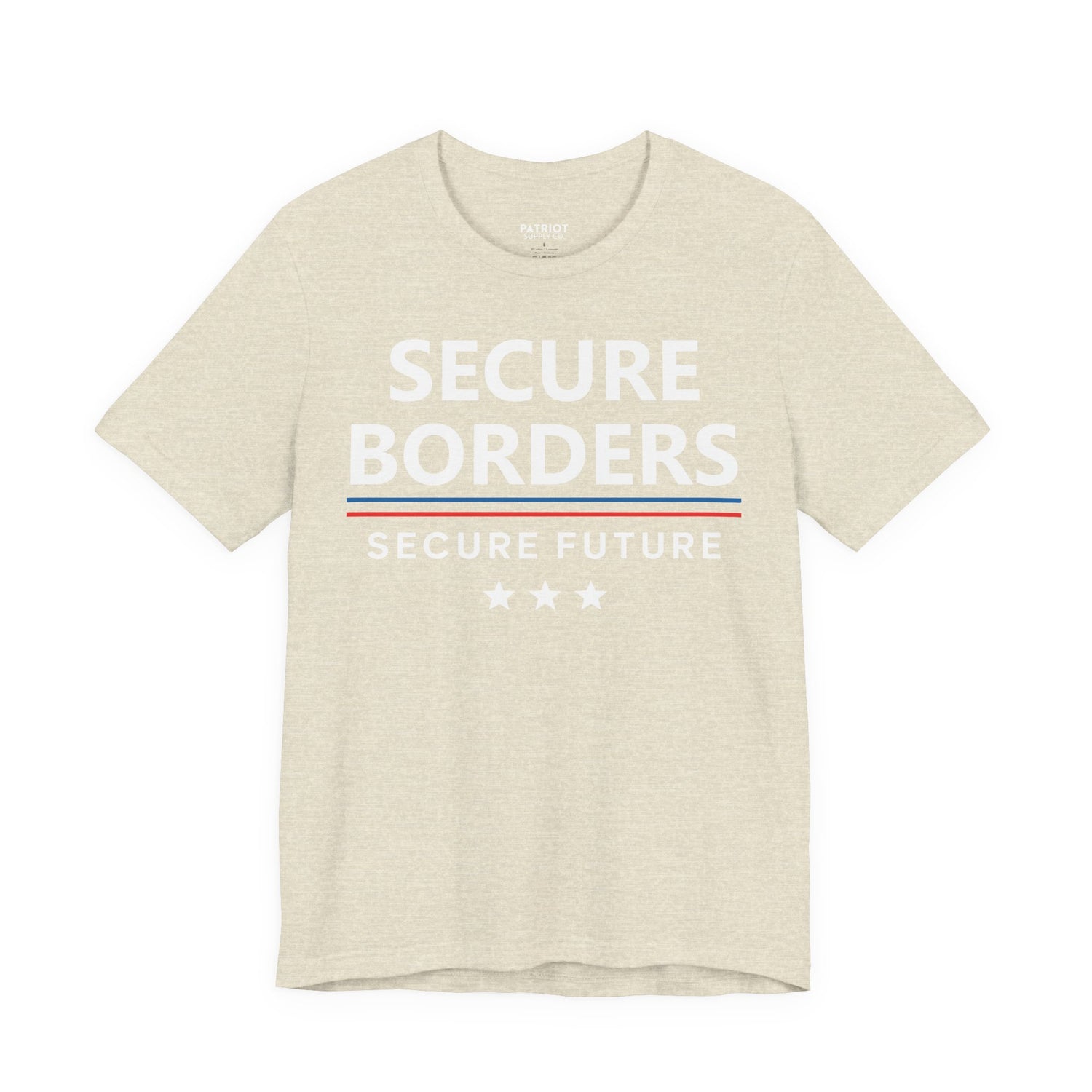 Secure Borders T-Shirt - Immigration Control Statement Tee | Conservative Border Security Apparel