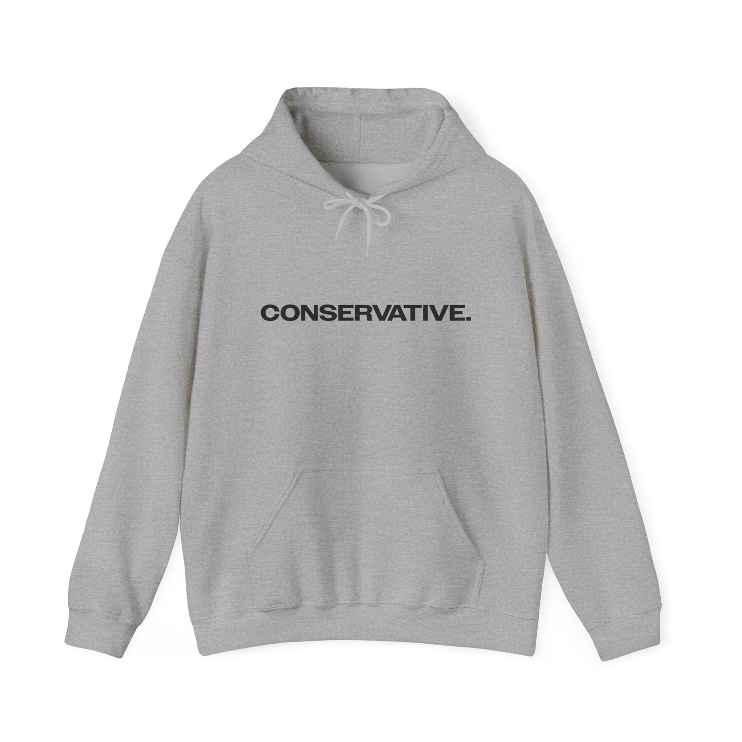 Conservative Message Hooded Sweatshirt - Patriotic Statement Comfort Wear