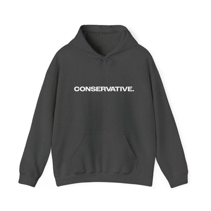 Conservative Message Hooded Sweatshirt - Patriotic Statement Comfort Wear