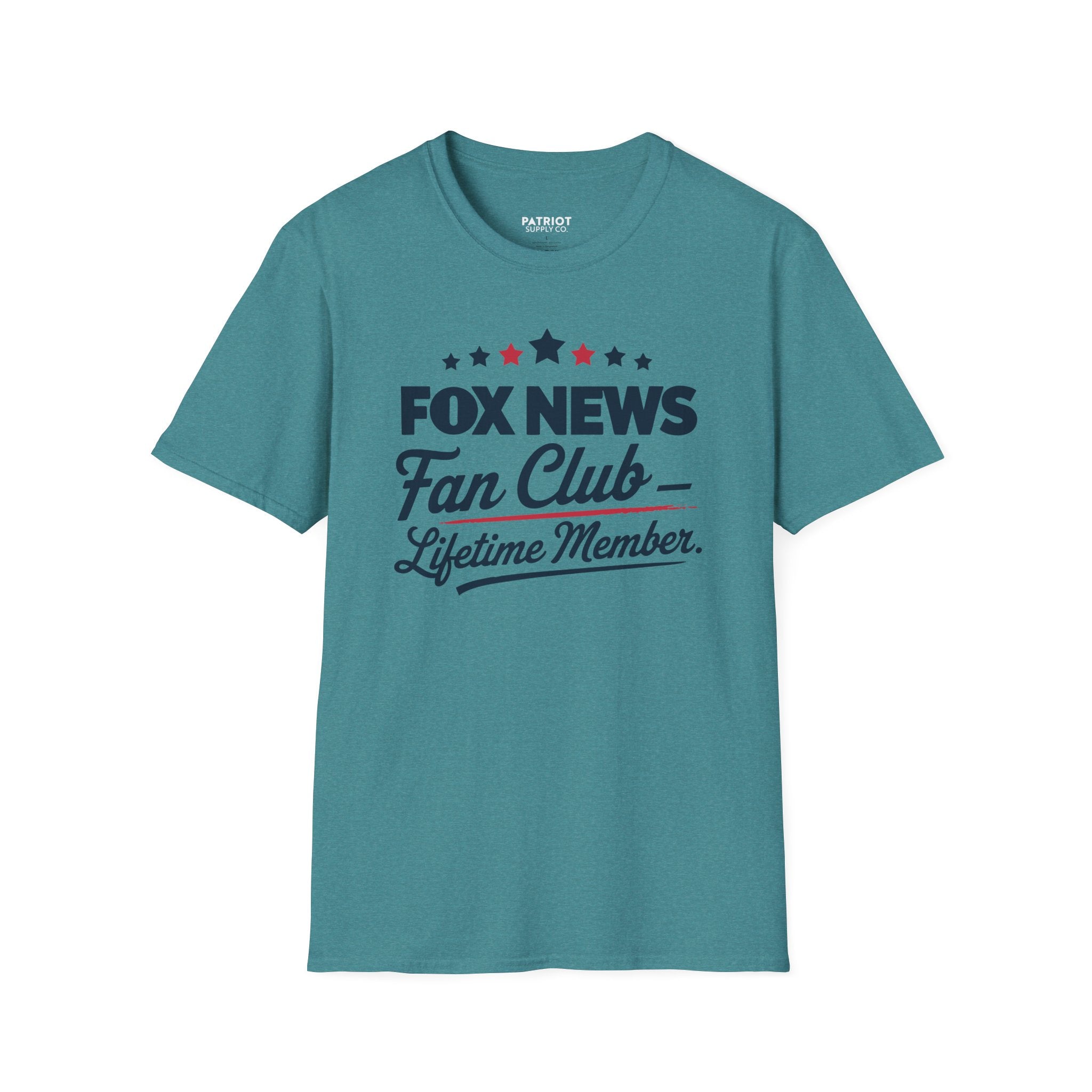 Fox News Fan Club Lifetime Member - Conservative Media Pride T-Shirt