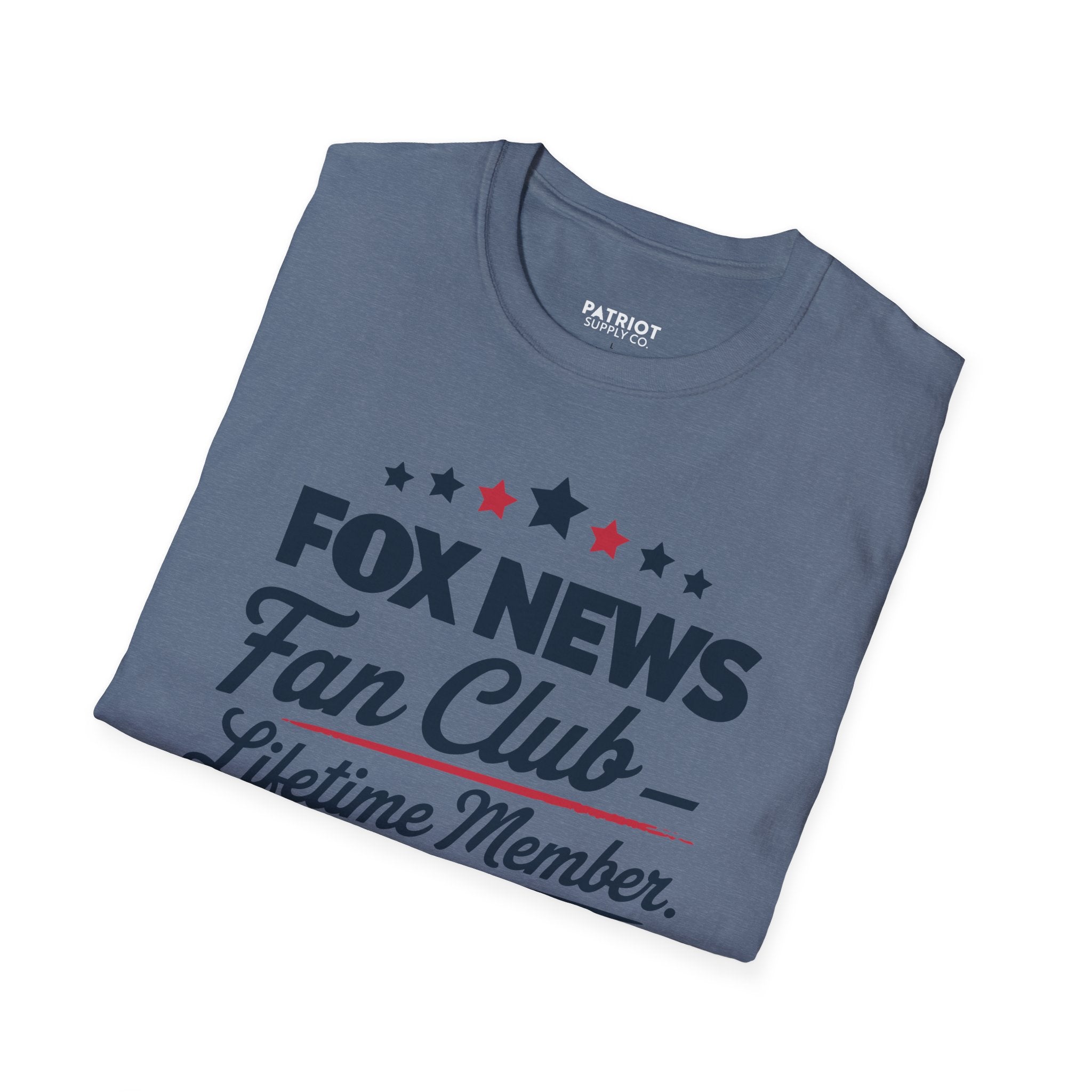 Fox News Fan Club Lifetime Member - Conservative Media Pride T-Shirt