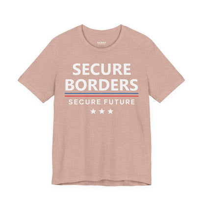 Secure Borders T-Shirt - Immigration Control Statement Tee | Conservative Border Security Apparel