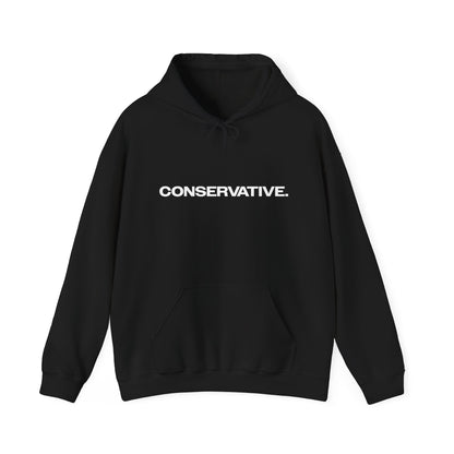 Conservative Message Hooded Sweatshirt - Patriotic Statement Comfort Wear