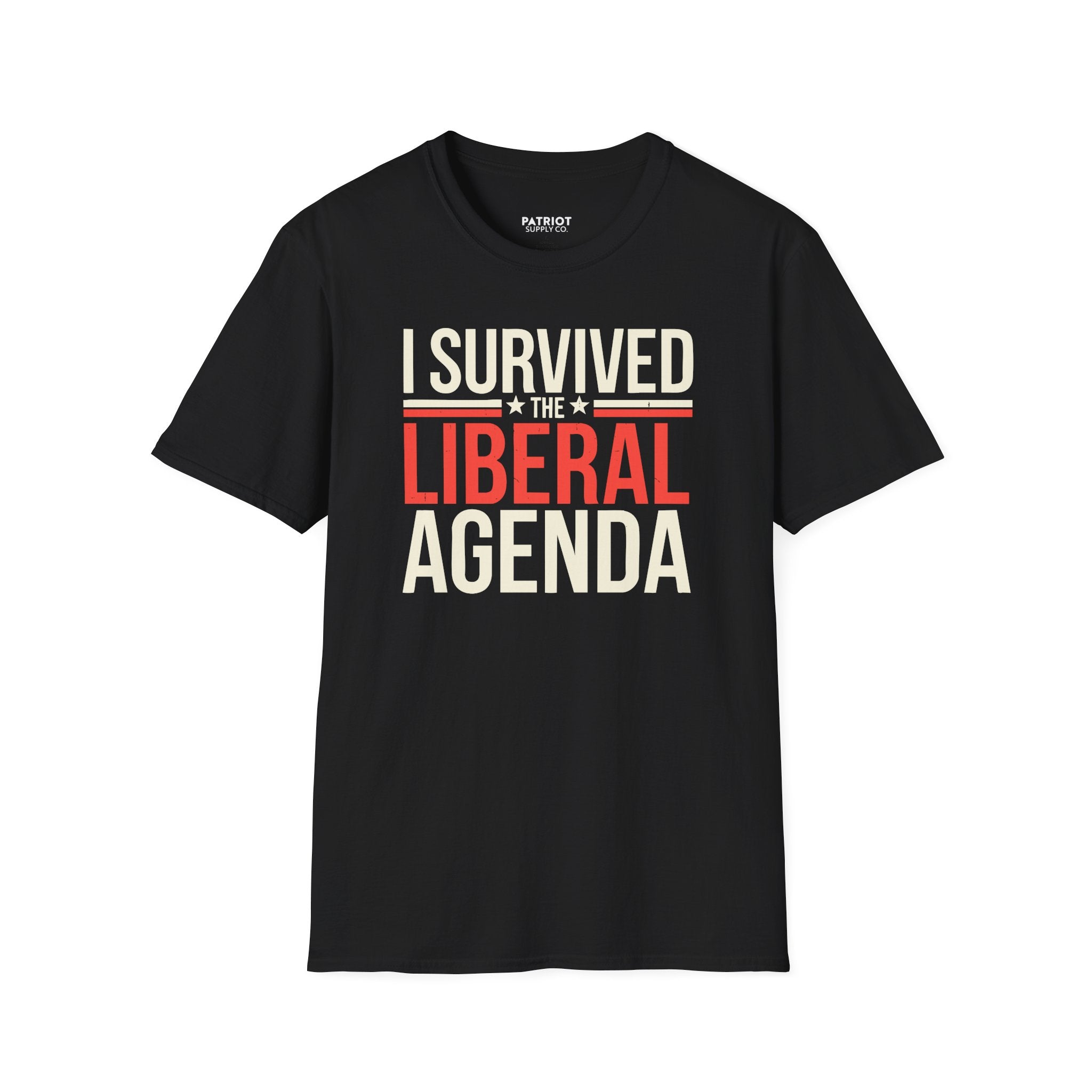 I Survived the Liberal Agenda - Conservative Victory Statement T-Shirt