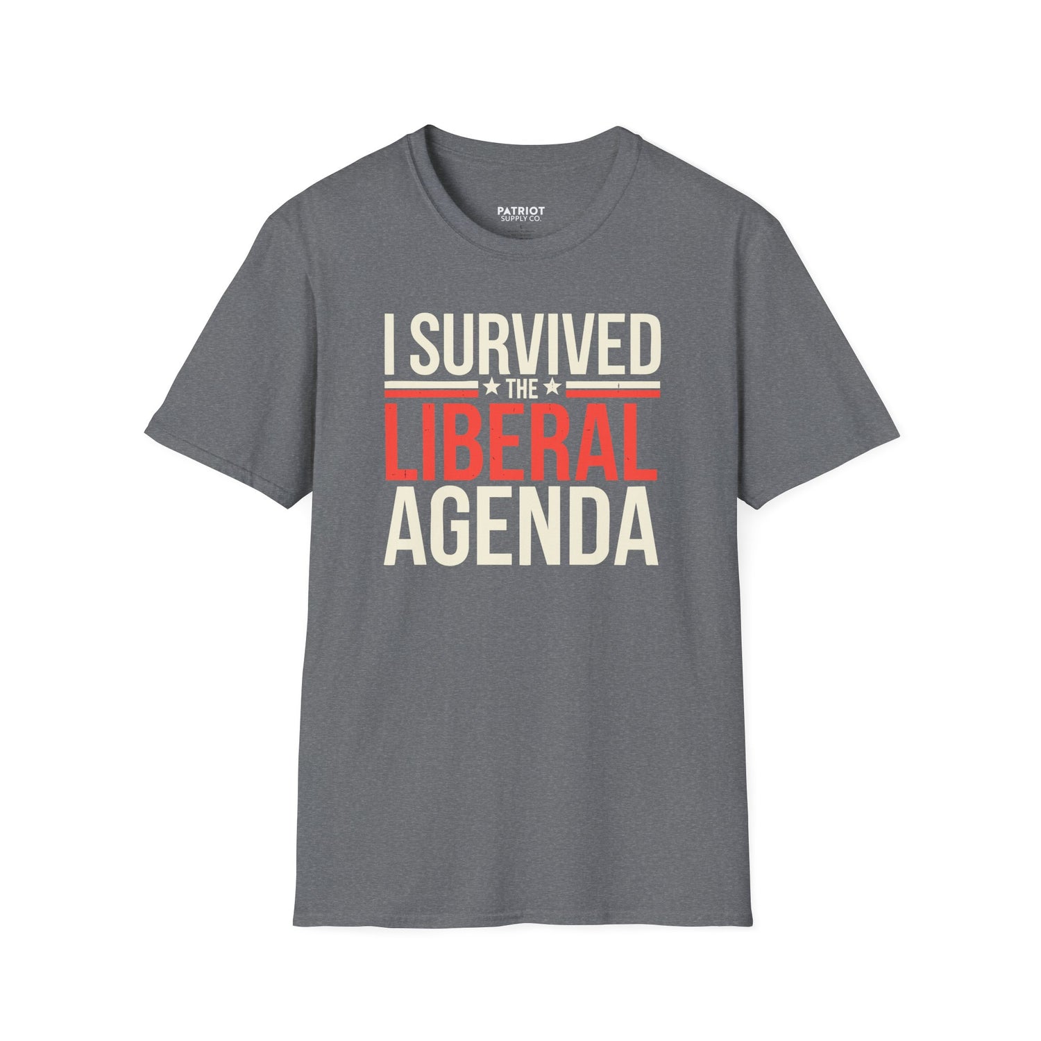 I Survived the Liberal Agenda - Conservative Victory Statement T-Shirt