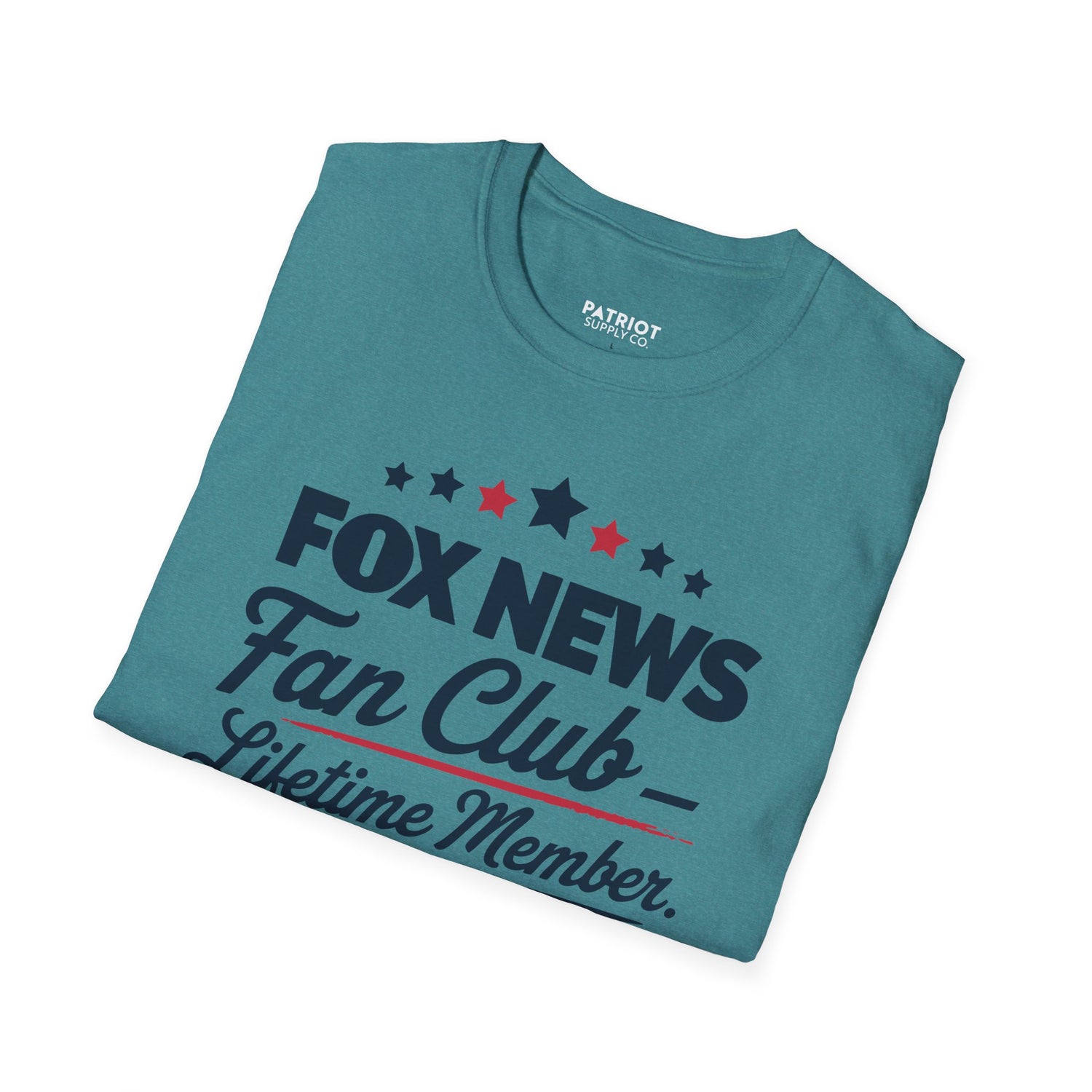 Fox News Fan Club Lifetime Member - Conservative Media Pride T-Shirt