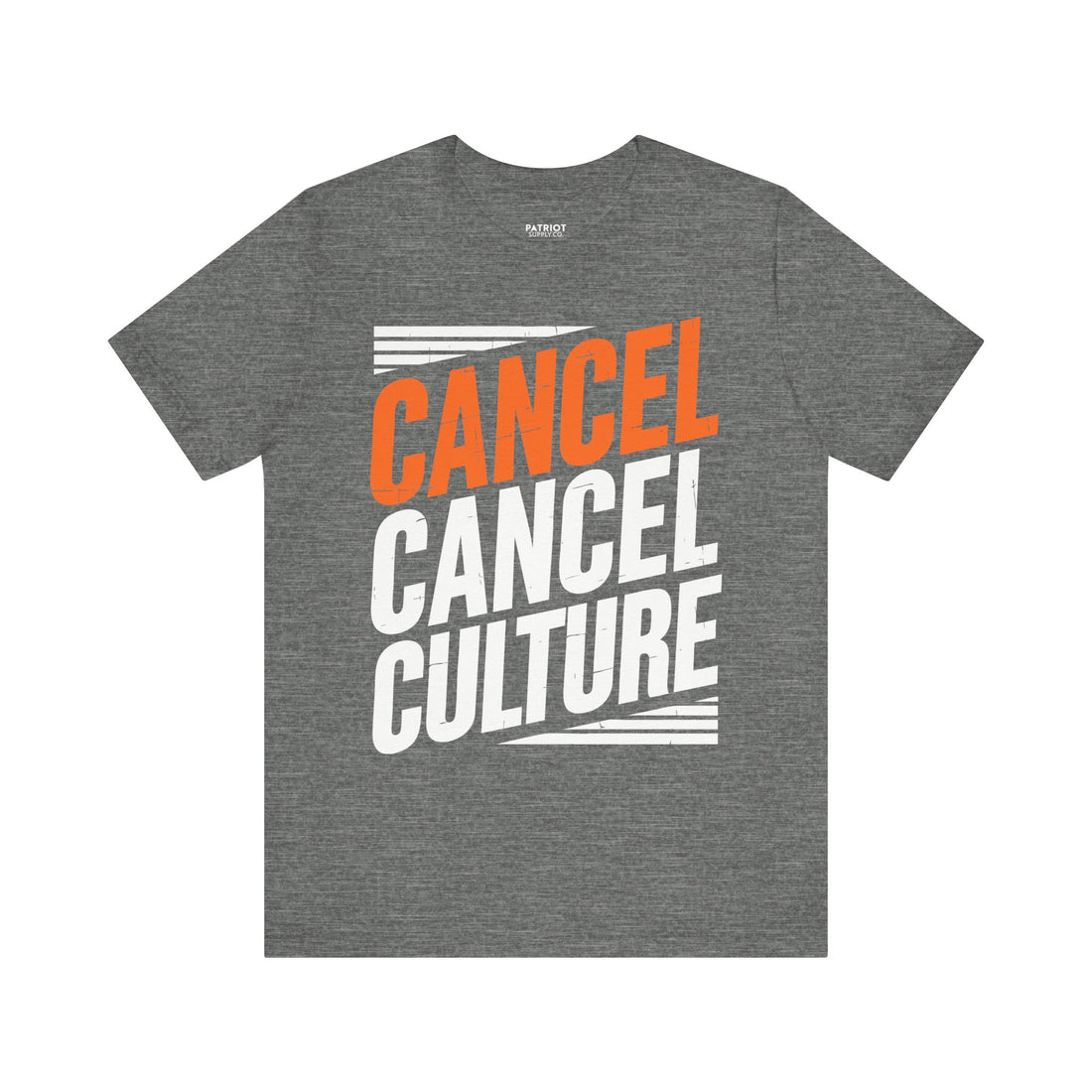 Cancel Culture Statement T-Shirt - Anti-Cancel Culture Conservative Tee | Free Speech Defense Apparel