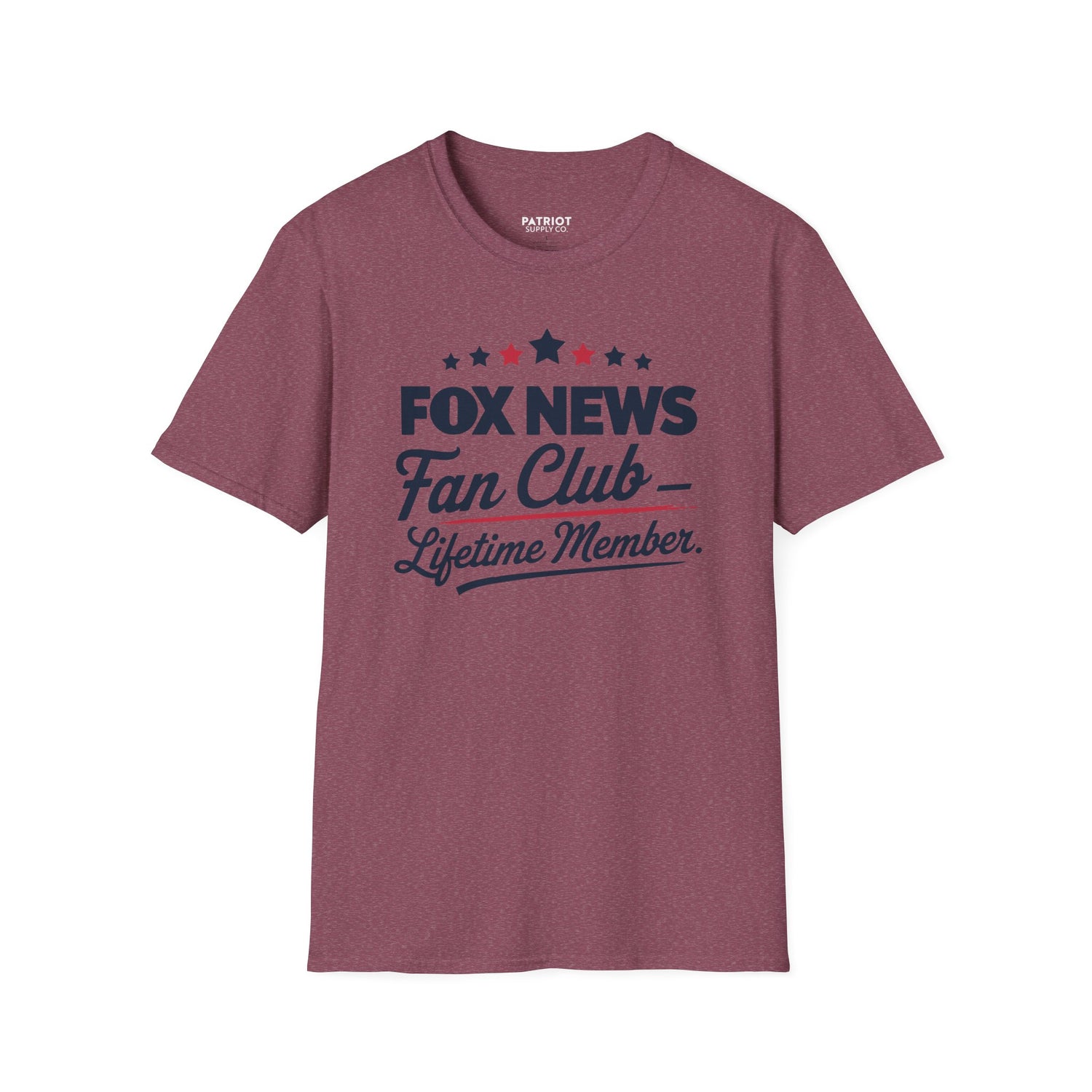 Fox News Fan Club Lifetime Member - Conservative Media Pride T-Shirt