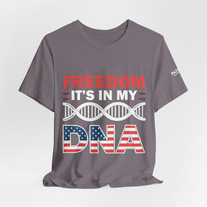 Freedom DNA T-Shirt - Patriotic Independence Day Tee | Conservative American Pride Apparel