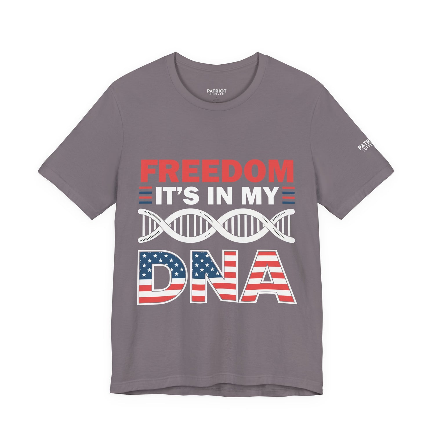 Freedom DNA T-Shirt - Patriotic Independence Day Tee | Conservative American Pride Apparel