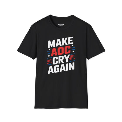 Make AOC Cry Again - Conservative Anti-Socialist Statement T-Shirt