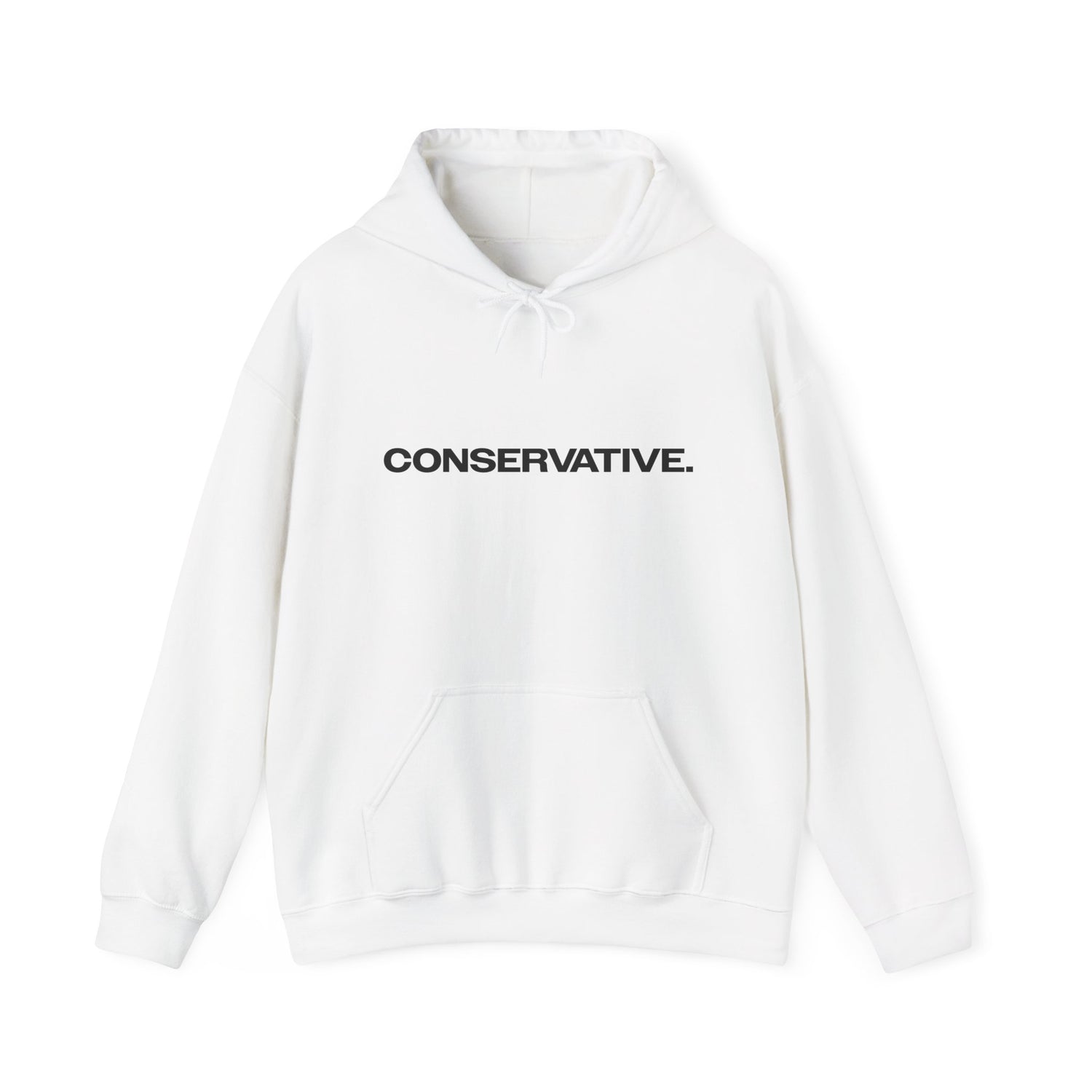 Conservative Message Hooded Sweatshirt - Patriotic Statement Comfort Wear