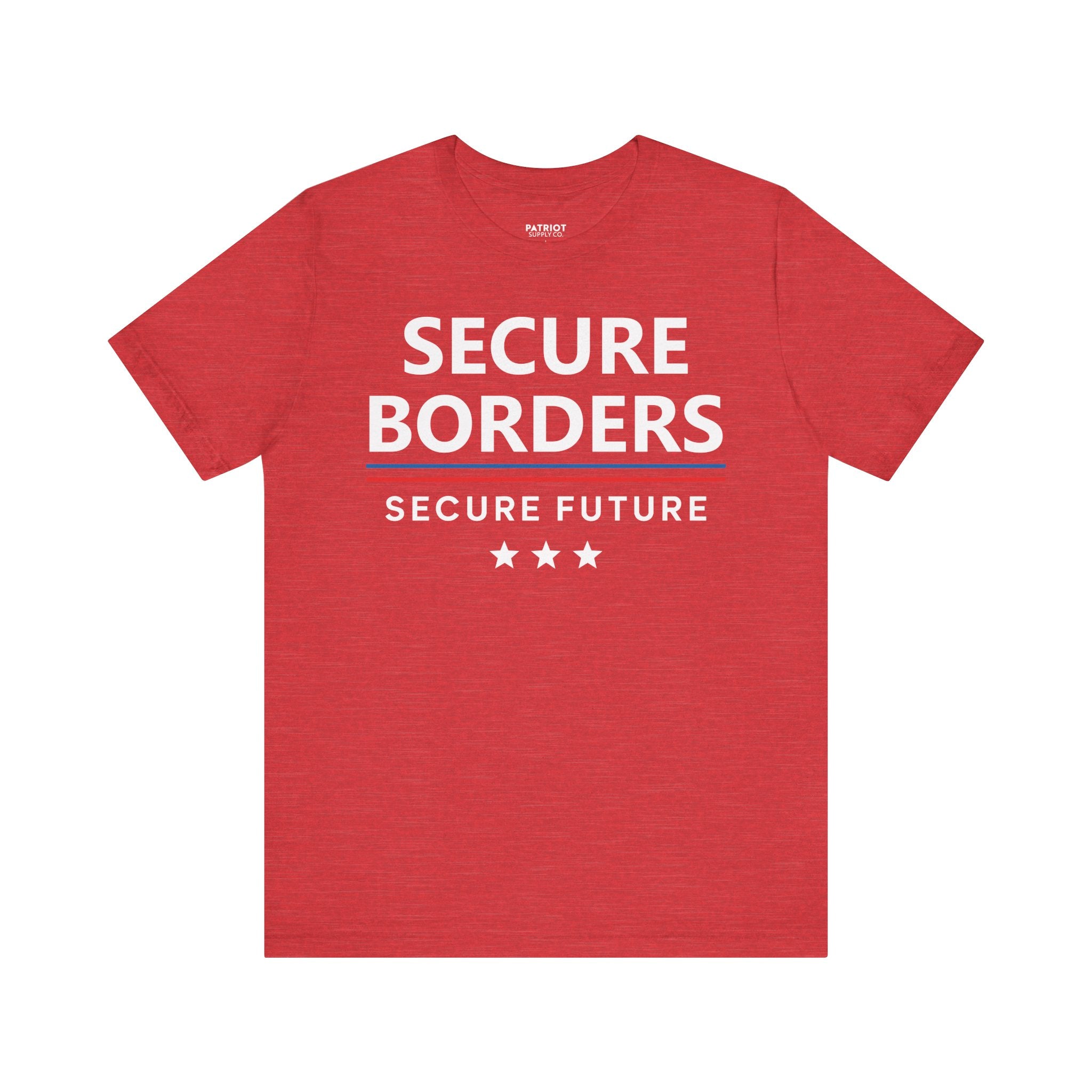 Secure Borders T-Shirt - Immigration Control Statement Tee | Conservative Border Security Apparel