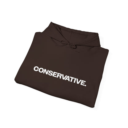 Conservative Message Hooded Sweatshirt - Patriotic Statement Comfort Wear