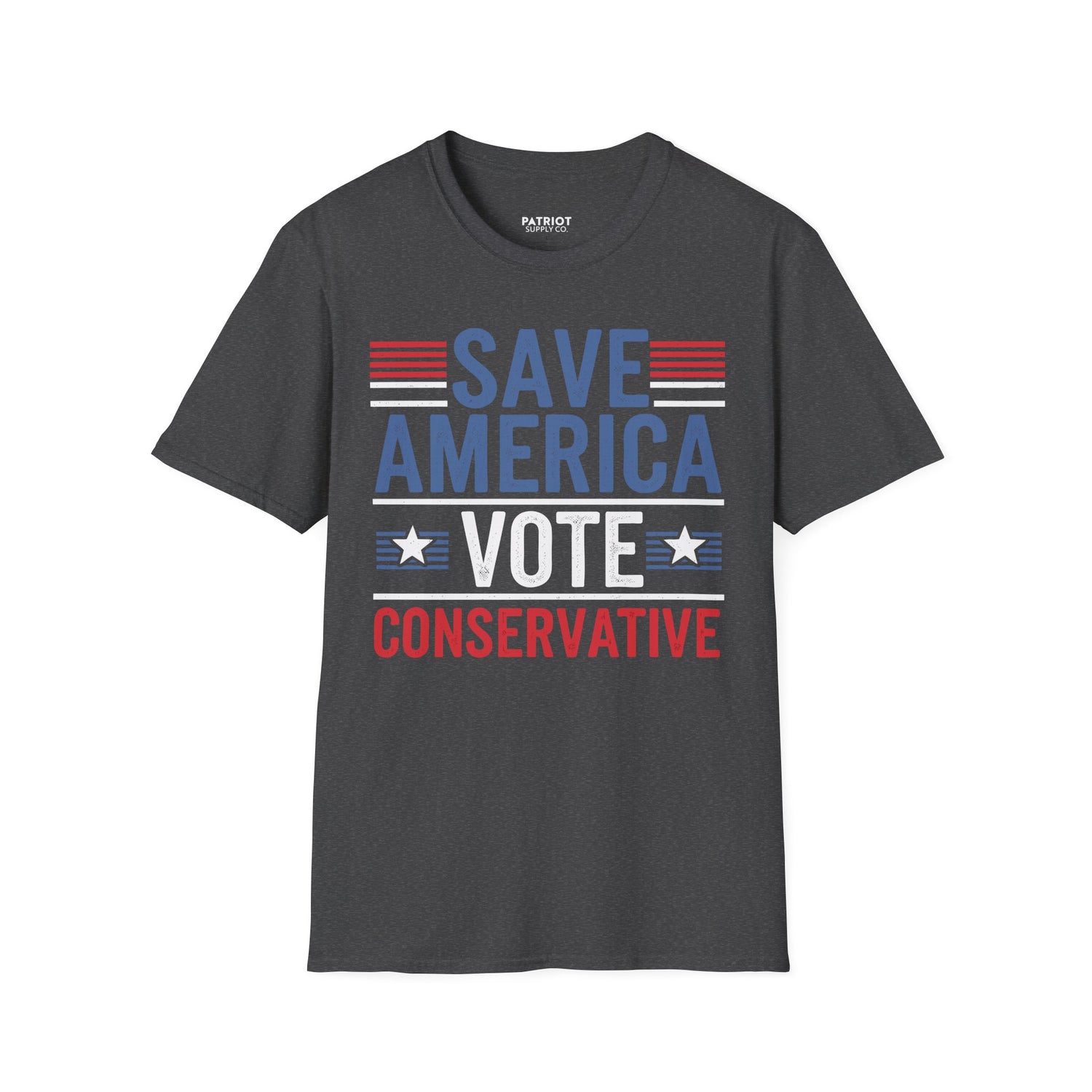 Save America Vote Conservative - Patriotic Election Statement T-Shirt