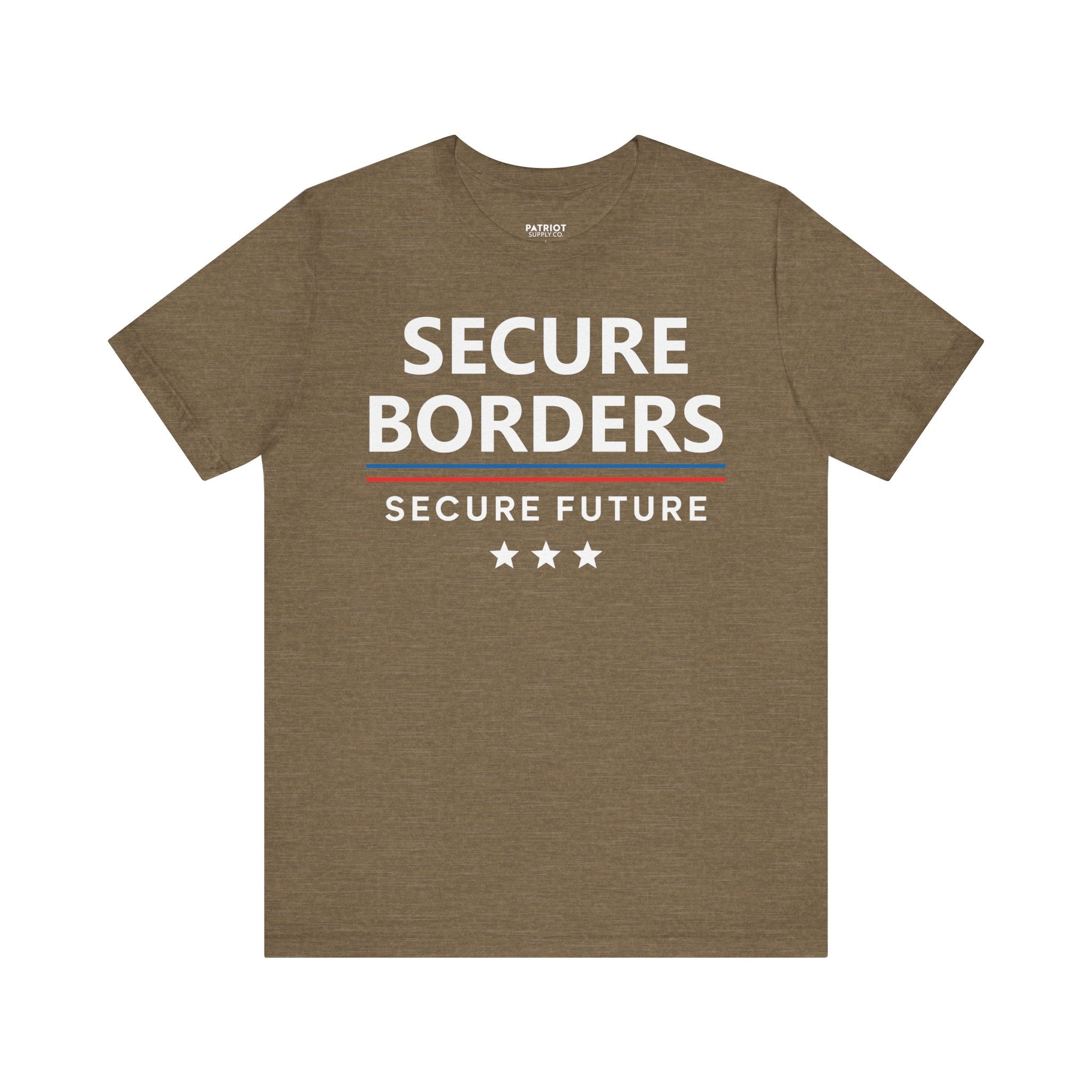 Secure Borders T-Shirt - Immigration Control Statement Tee | Conservative Border Security Apparel