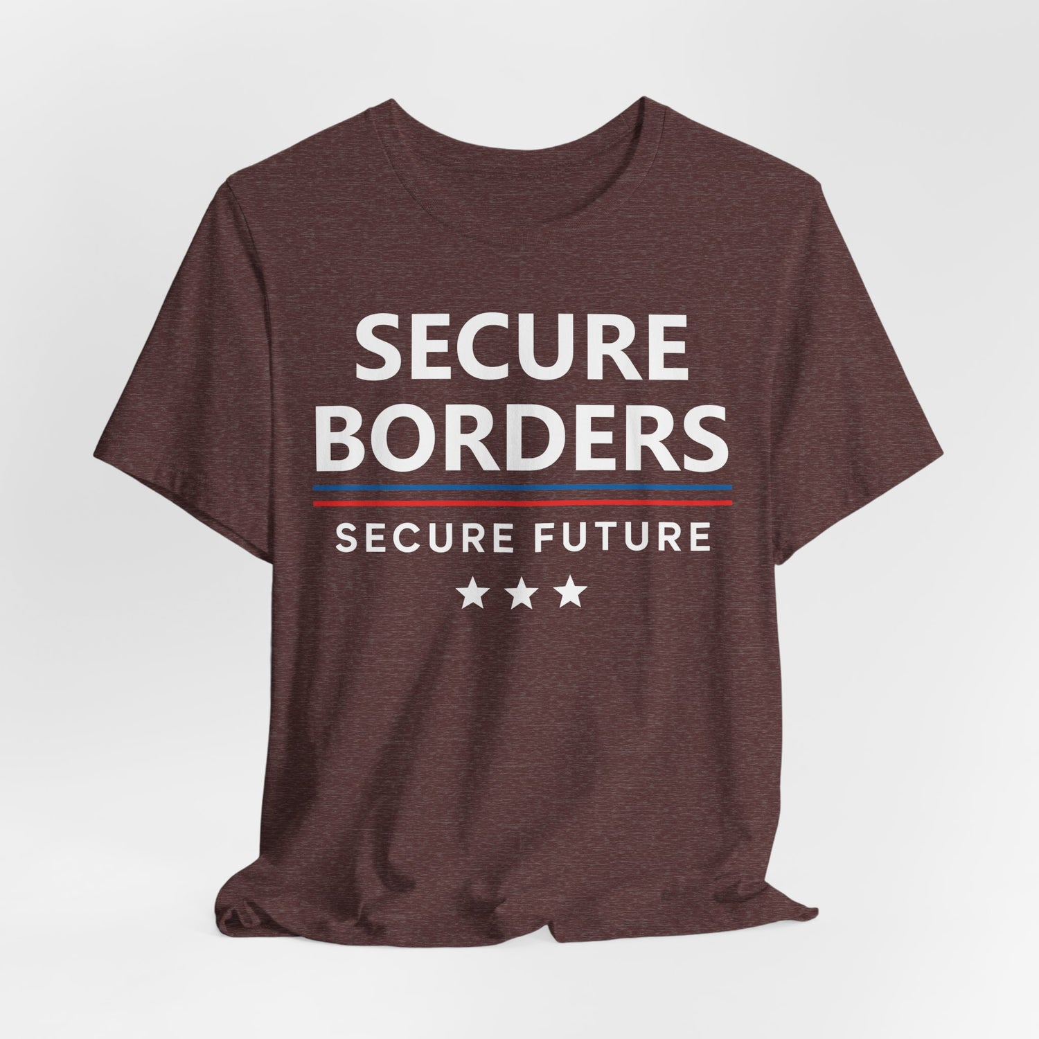 Secure Borders T-Shirt - Immigration Control Statement Tee | Conservative Border Security Apparel