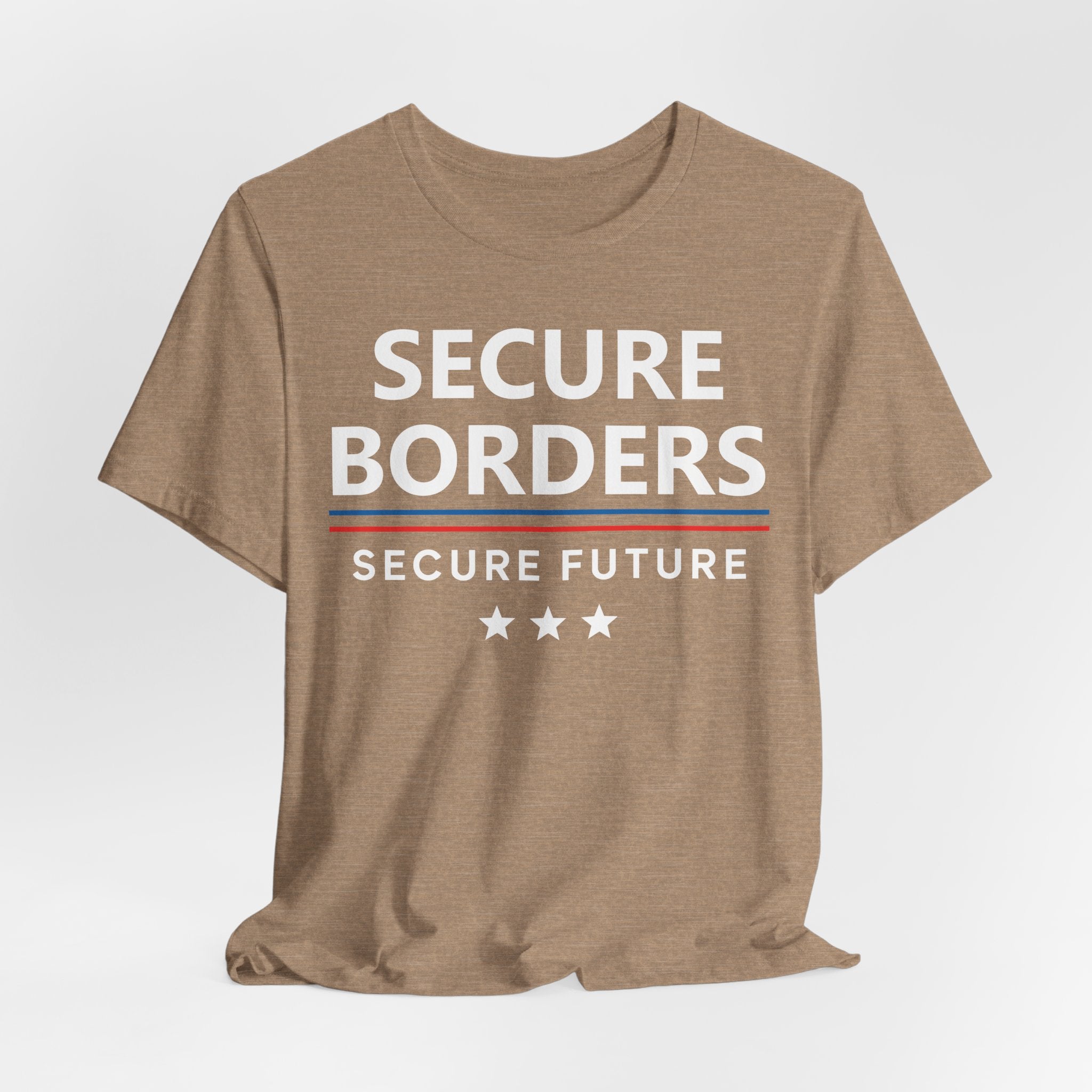 Secure Borders T-Shirt - Immigration Control Statement Tee | Conservative Border Security Apparel