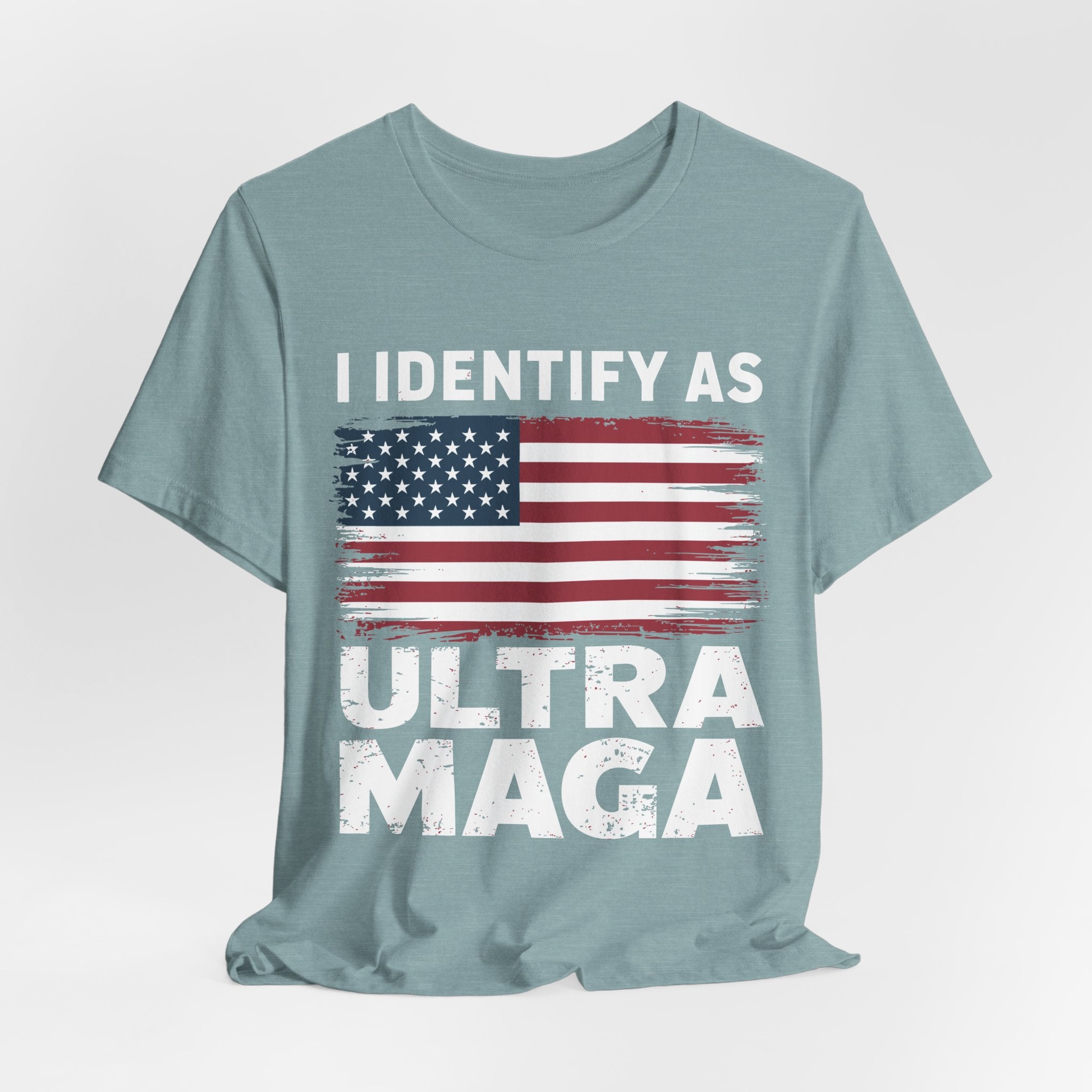 I Identify as Ultra MAGA T-Shirt - Conservative Identity Statement Tee | Patriotic Political Pride Apparel