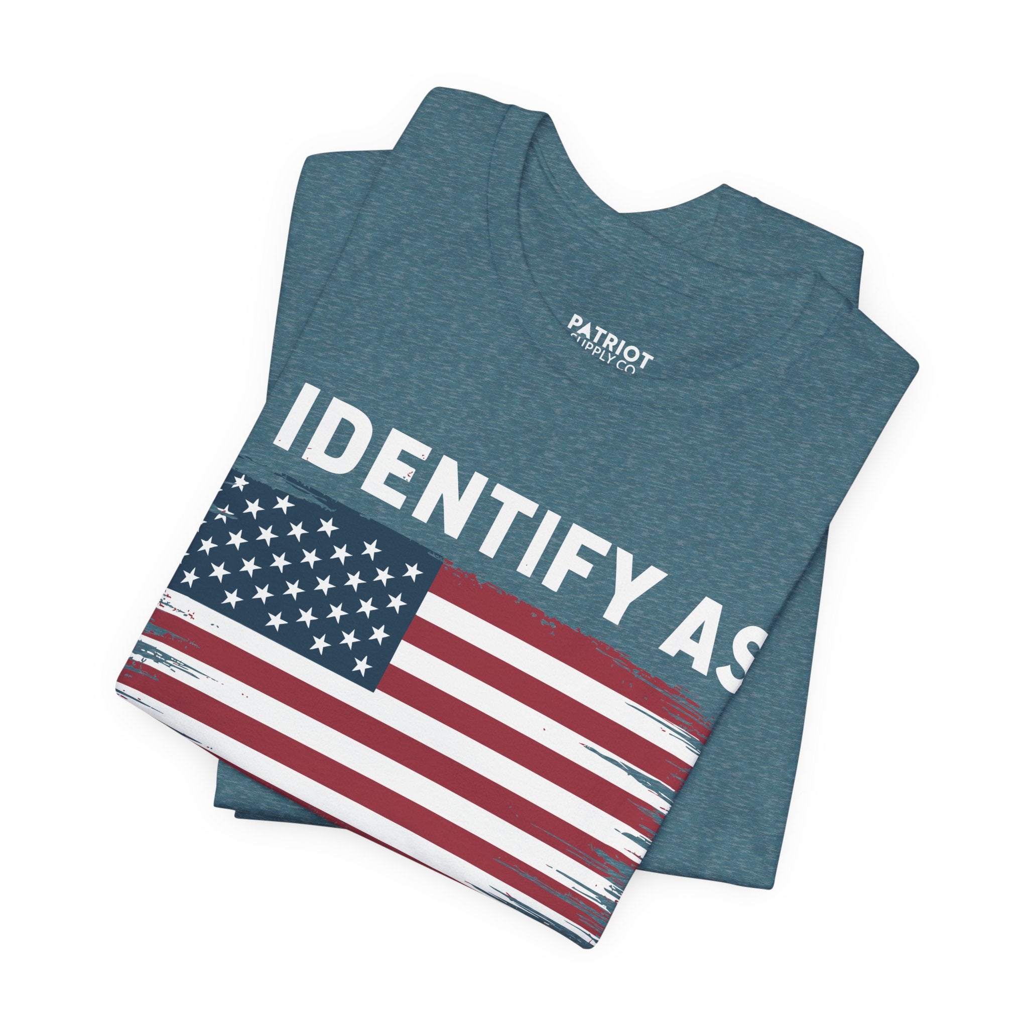 I Identify as Ultra MAGA T-Shirt - Conservative Identity Statement Tee | Patriotic Political Pride Apparel