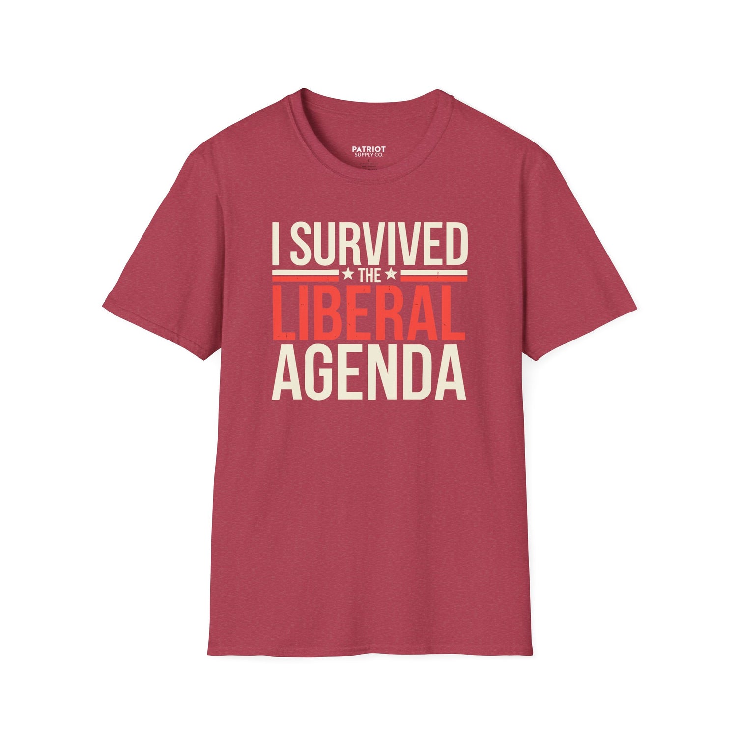 I Survived the Liberal Agenda - Conservative Victory Statement T-Shirt