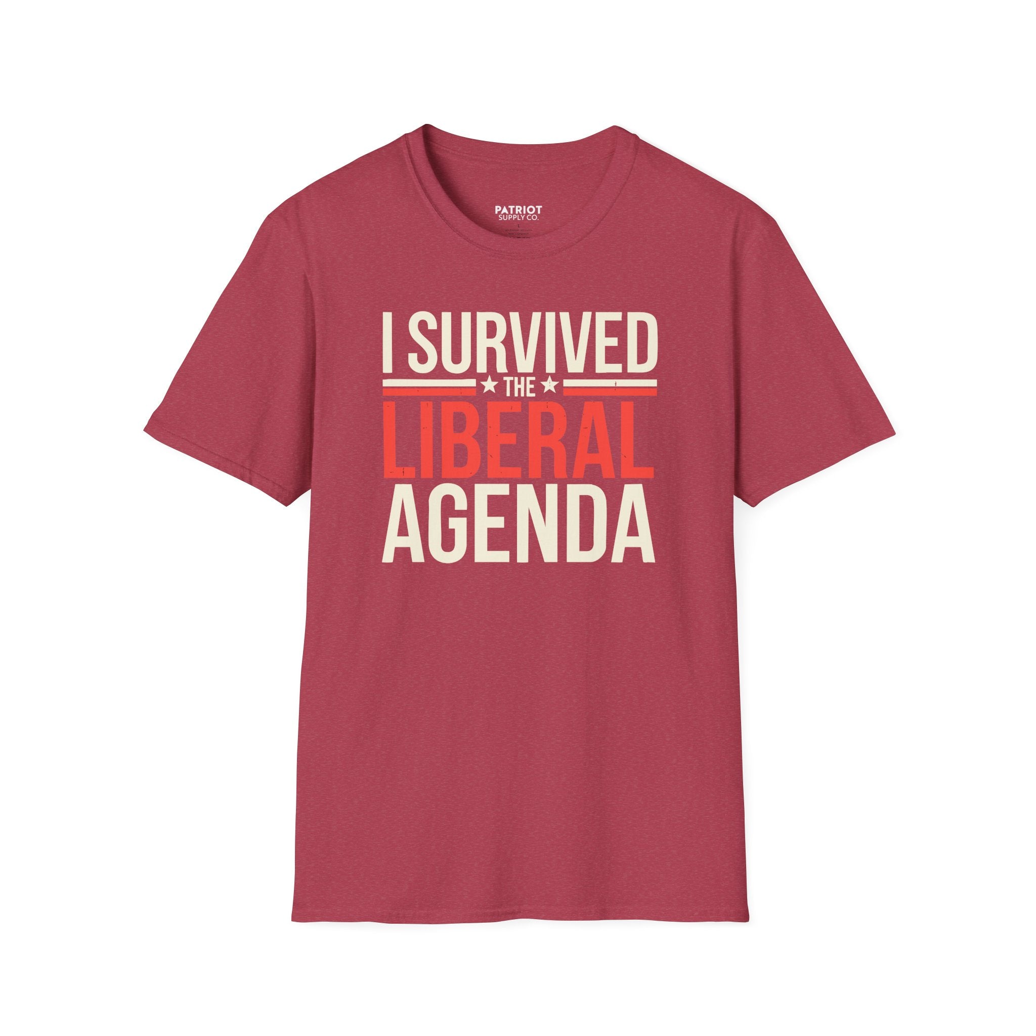 I Survived the Liberal Agenda - Conservative Victory Statement T-Shirt