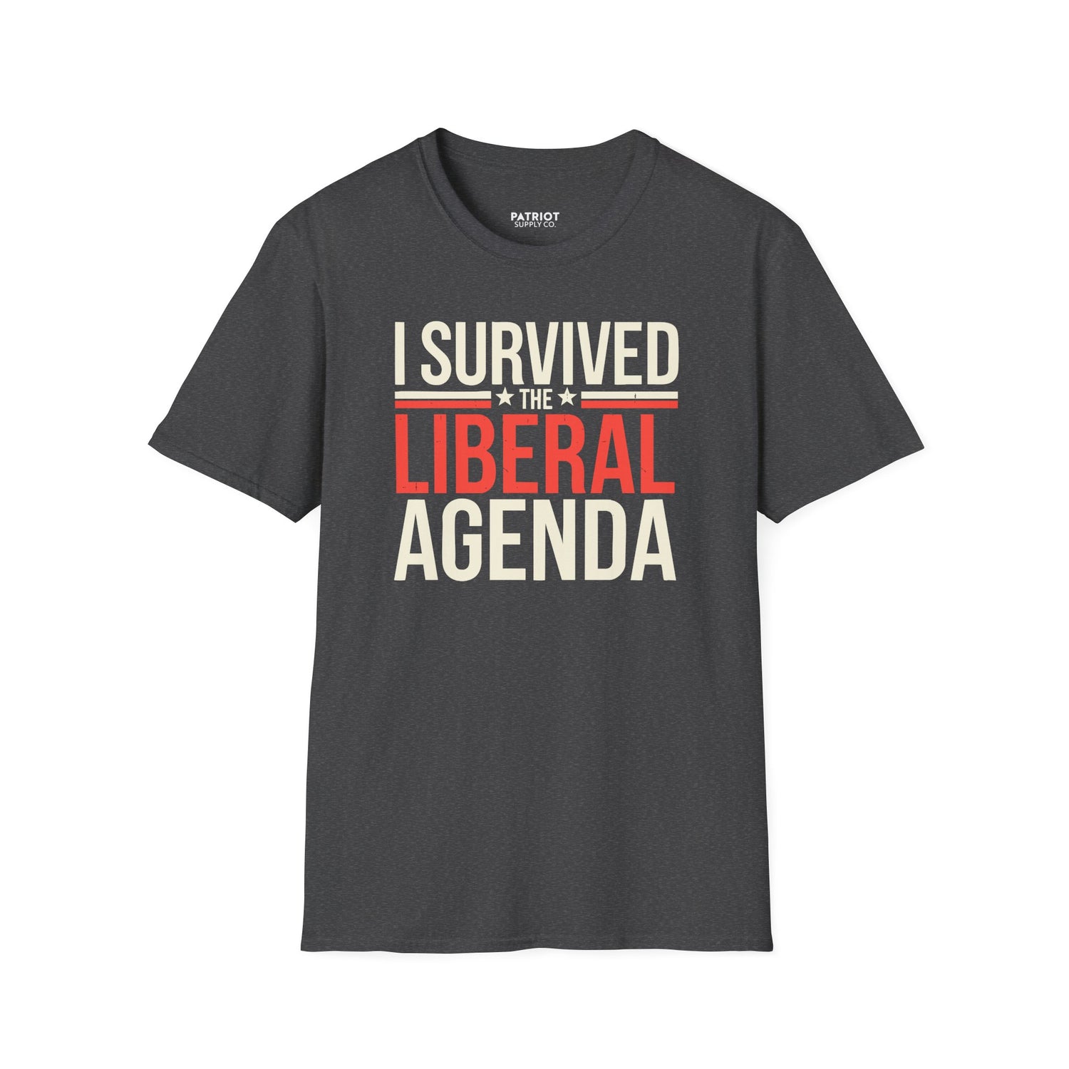 I Survived the Liberal Agenda - Conservative Victory Statement T-Shirt