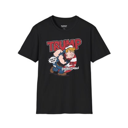 Trump Patriot Man - Conservative American Hero Statement T-Shirt