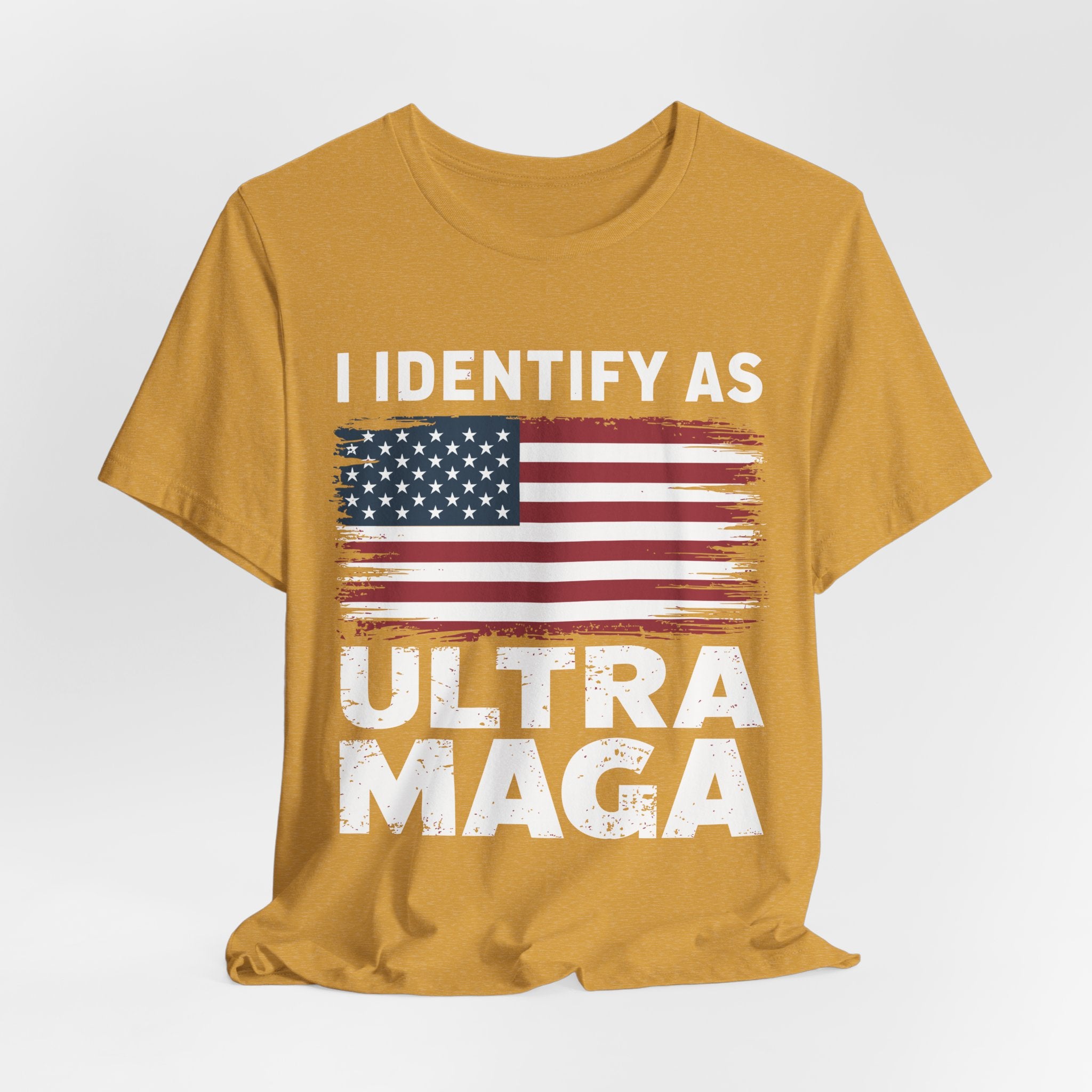 I Identify as Ultra MAGA T-Shirt - Conservative Identity Statement Tee | Patriotic Political Pride Apparel