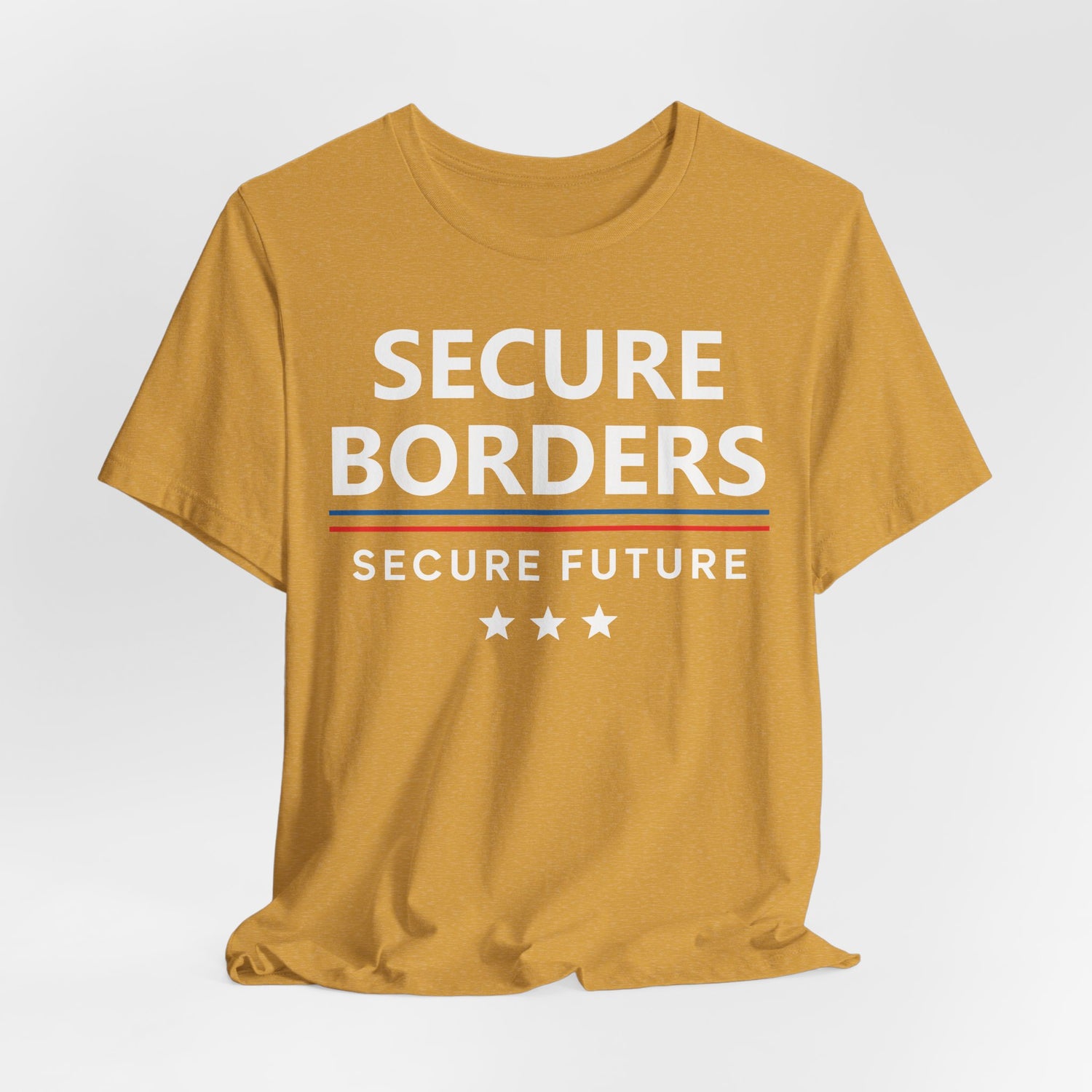 Secure Borders T-Shirt - Immigration Control Statement Tee | Conservative Border Security Apparel