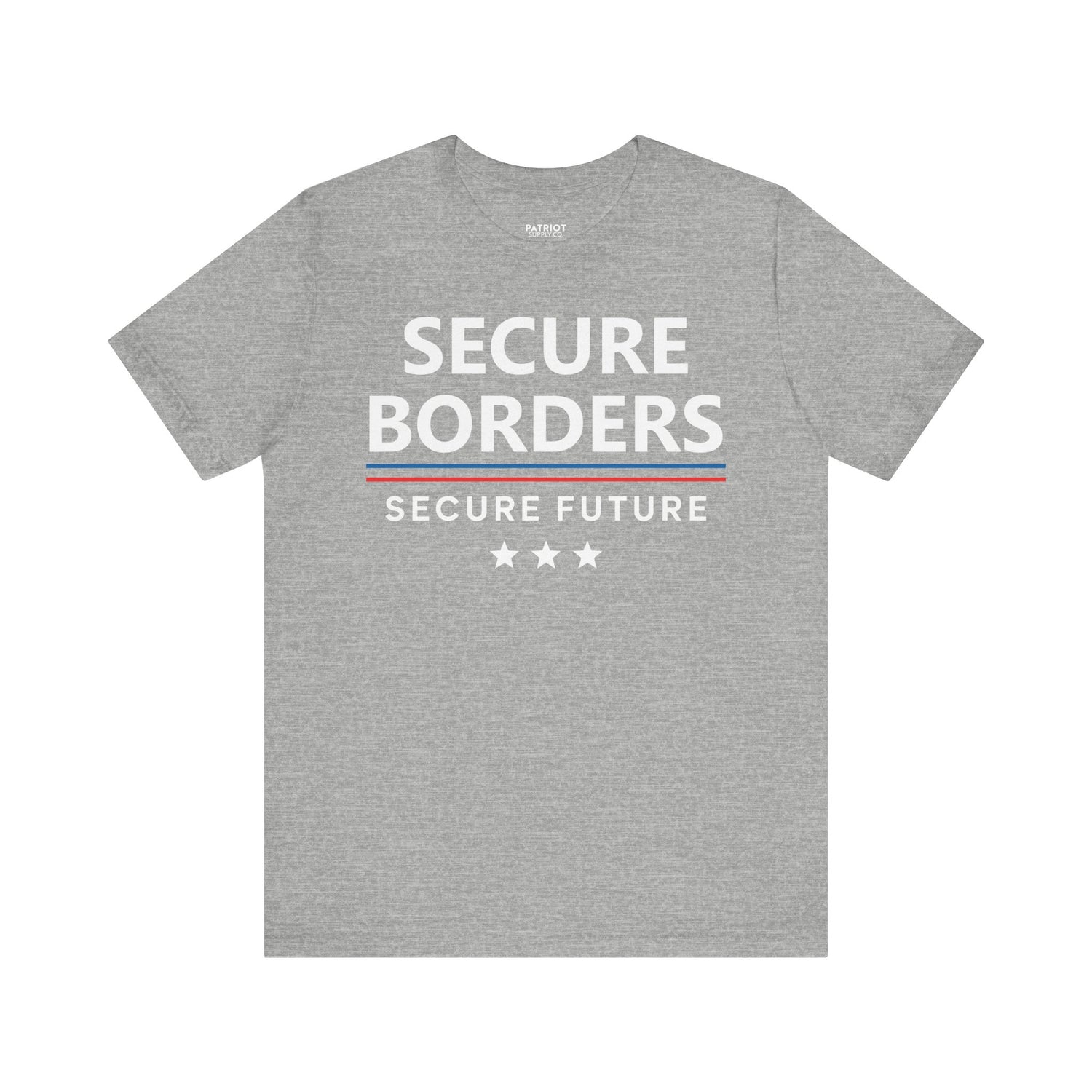 Secure Borders T-Shirt - Immigration Control Statement Tee | Conservative Border Security Apparel