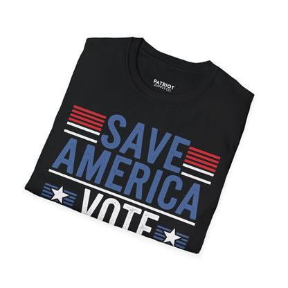 Save America Vote Conservative - Patriotic Election Statement T-Shirt