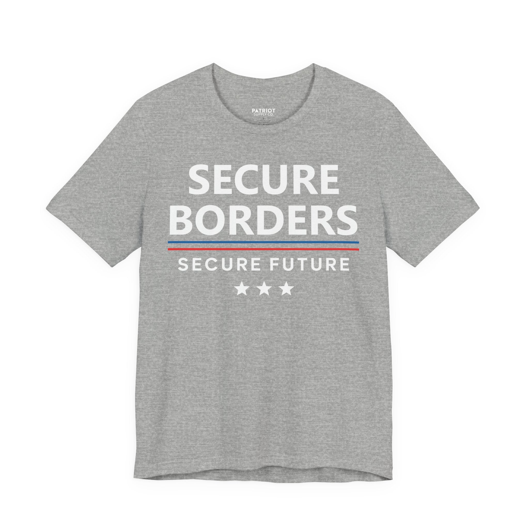 Secure Borders T-Shirt - Immigration Control Statement Tee | Conservative Border Security Apparel