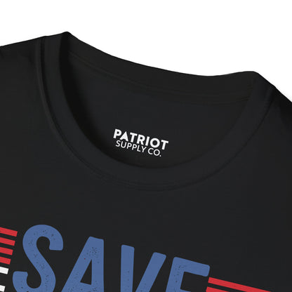 Save America Vote Conservative - Patriotic Election Statement T-Shirt