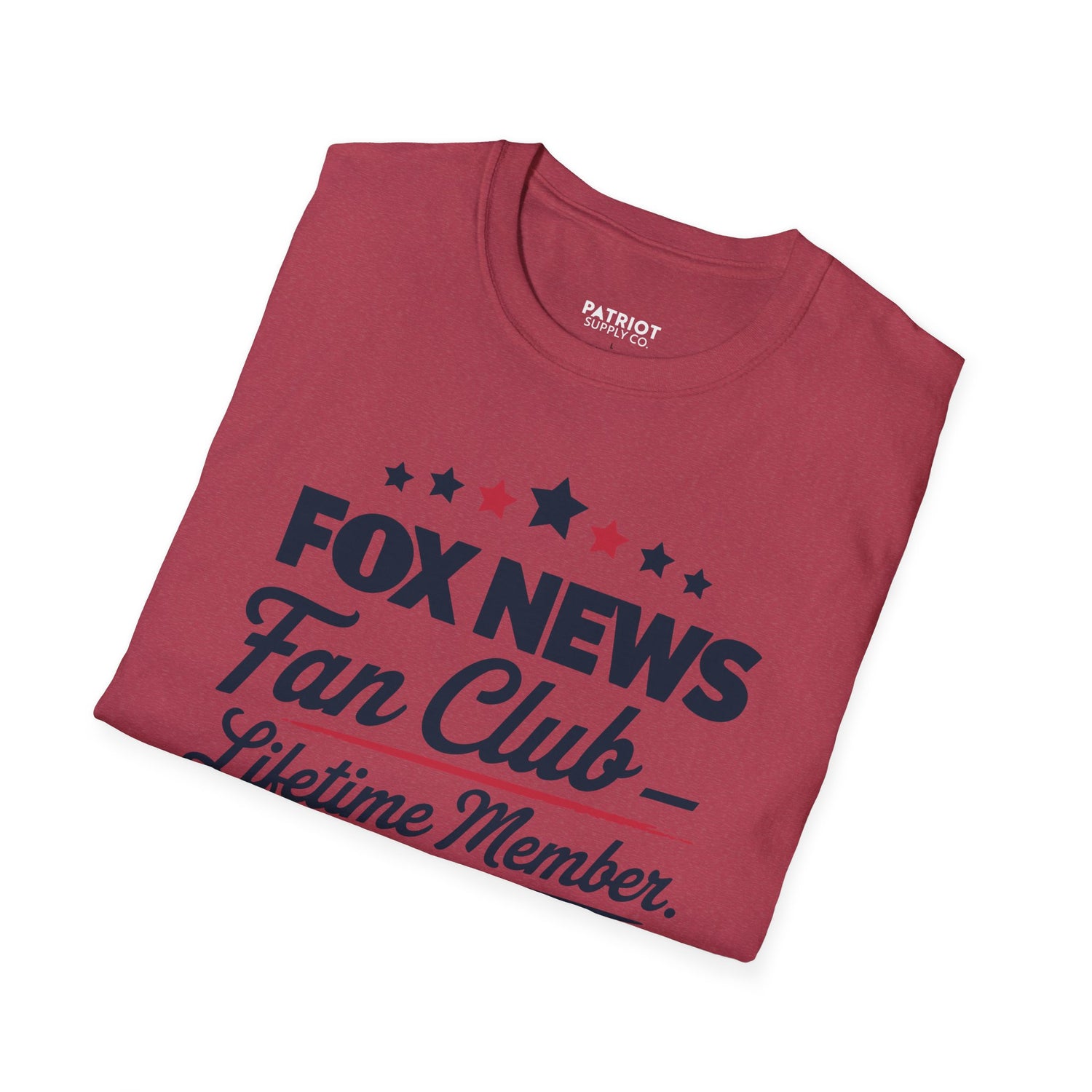 Fox News Fan Club Lifetime Member - Conservative Media Pride T-Shirt