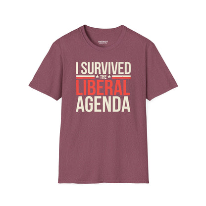 I Survived the Liberal Agenda - Conservative Victory Statement T-Shirt