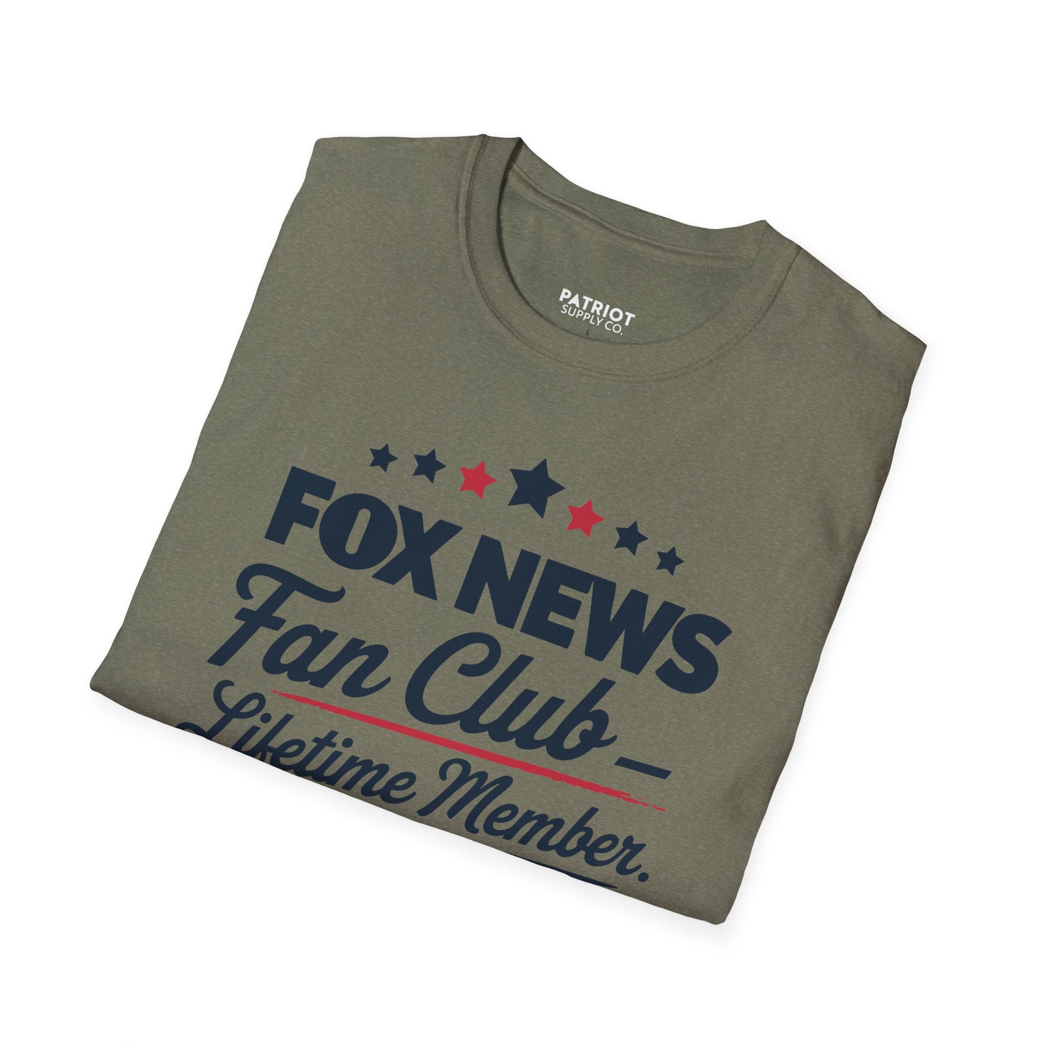 Fox News Fan Club Lifetime Member - Conservative Media Pride T-Shirt