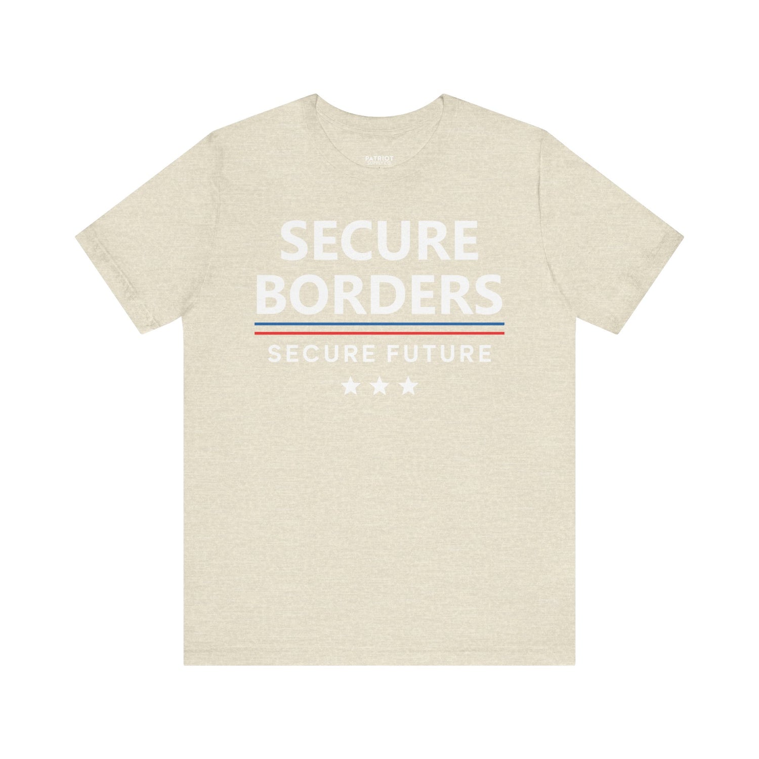 Secure Borders T-Shirt - Immigration Control Statement Tee | Conservative Border Security Apparel