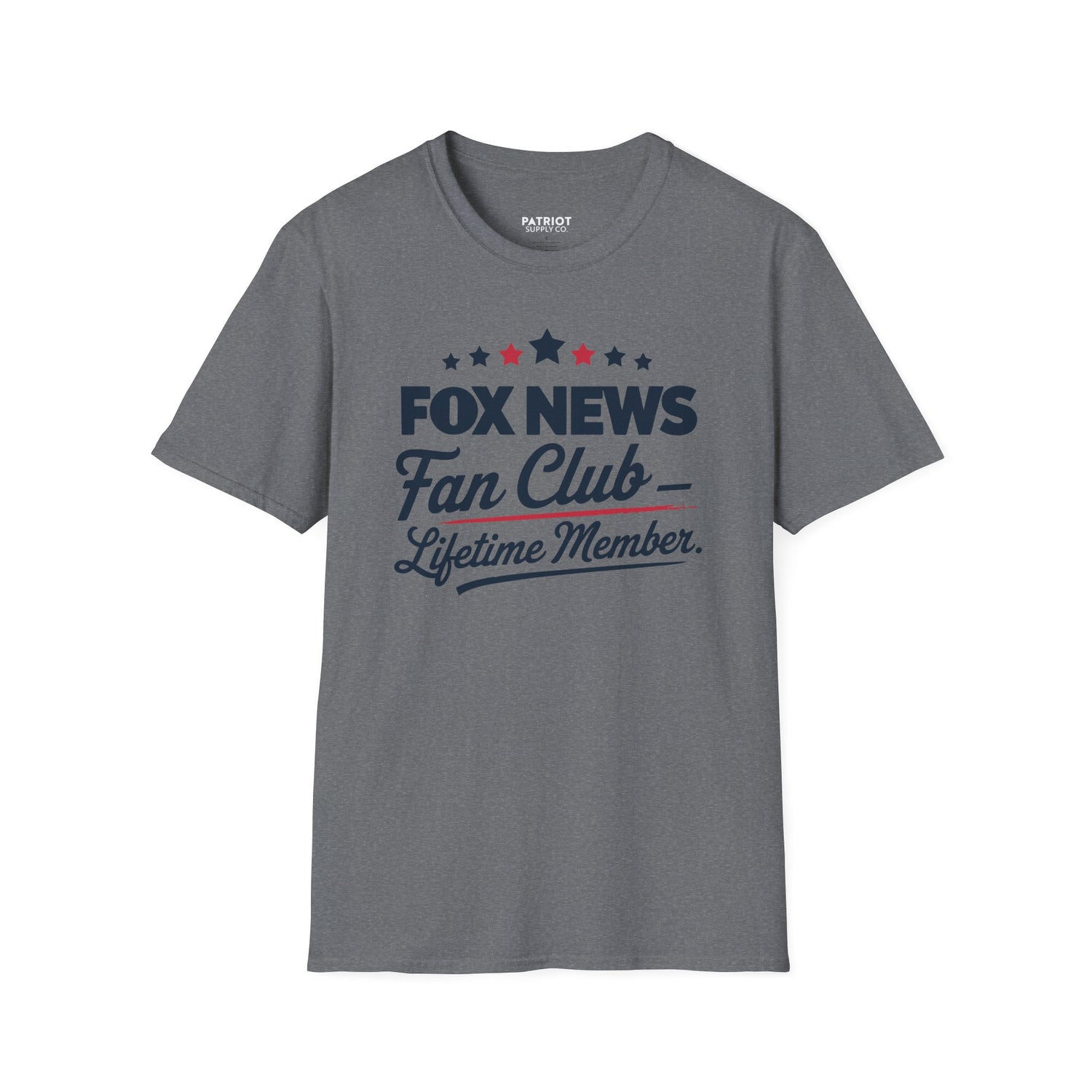 Fox News Fan Club Lifetime Member - Conservative Media Pride T-Shirt