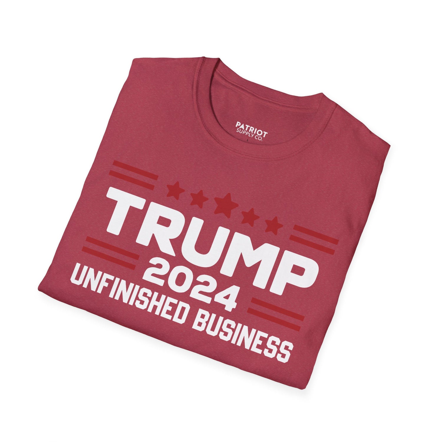 Trump 2024 Unfinished Business - Bold Political Statement T-Shirt
