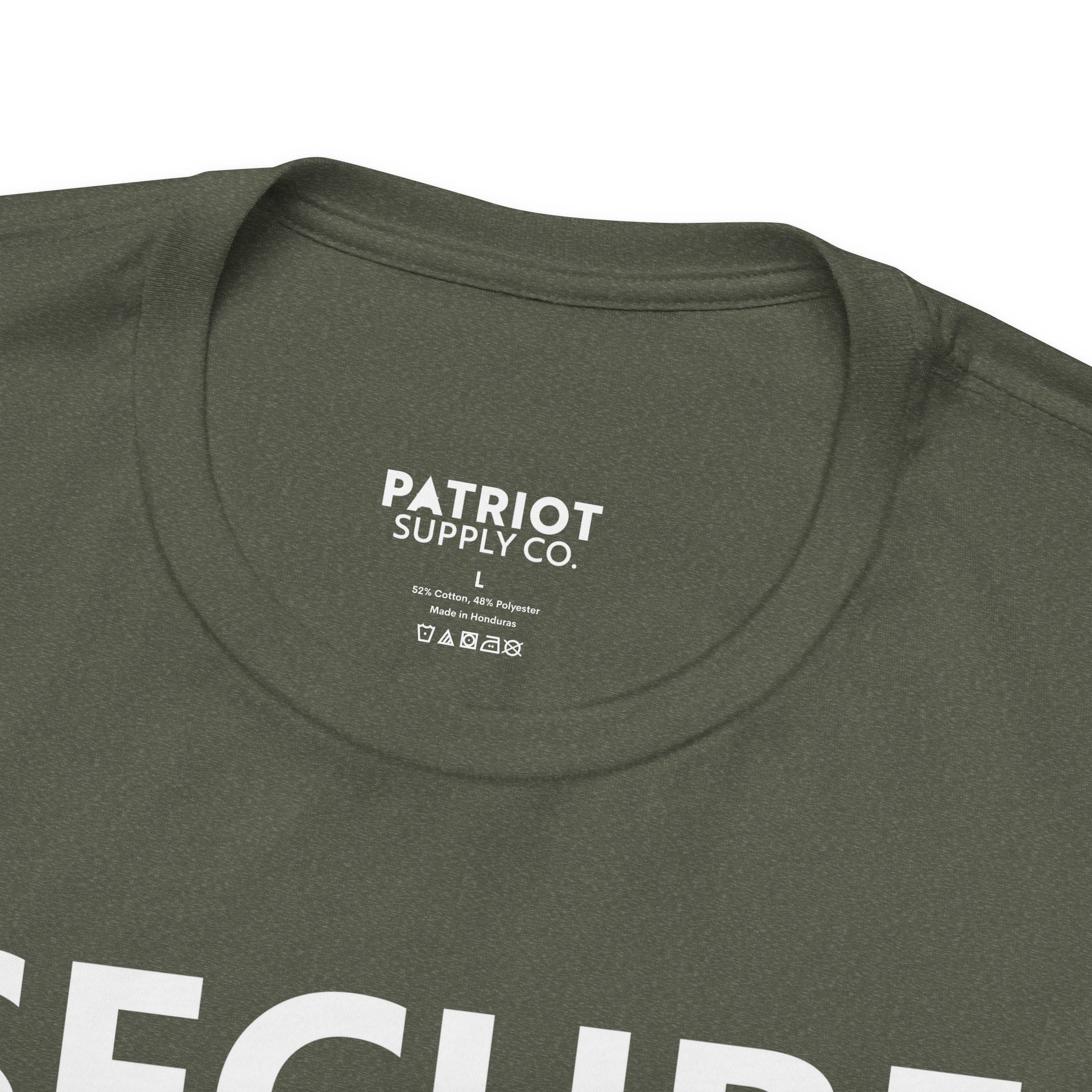 Secure Borders T-Shirt - Immigration Control Statement Tee | Conservative Border Security Apparel