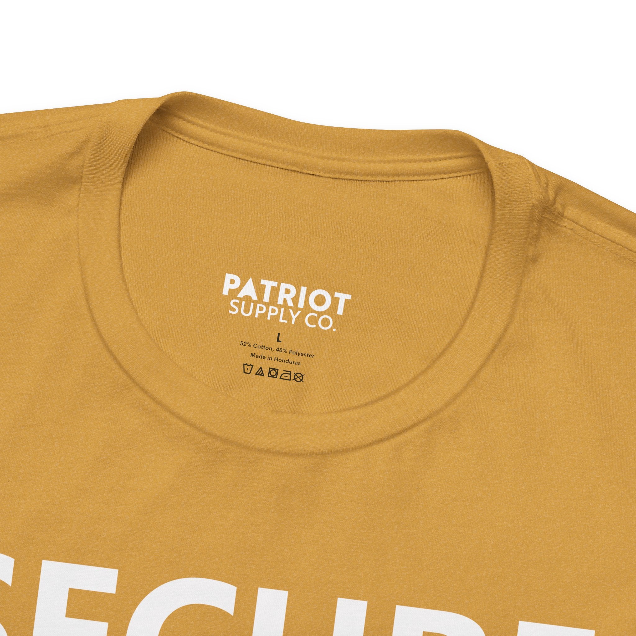 Secure Borders T-Shirt - Immigration Control Statement Tee | Conservative Border Security Apparel