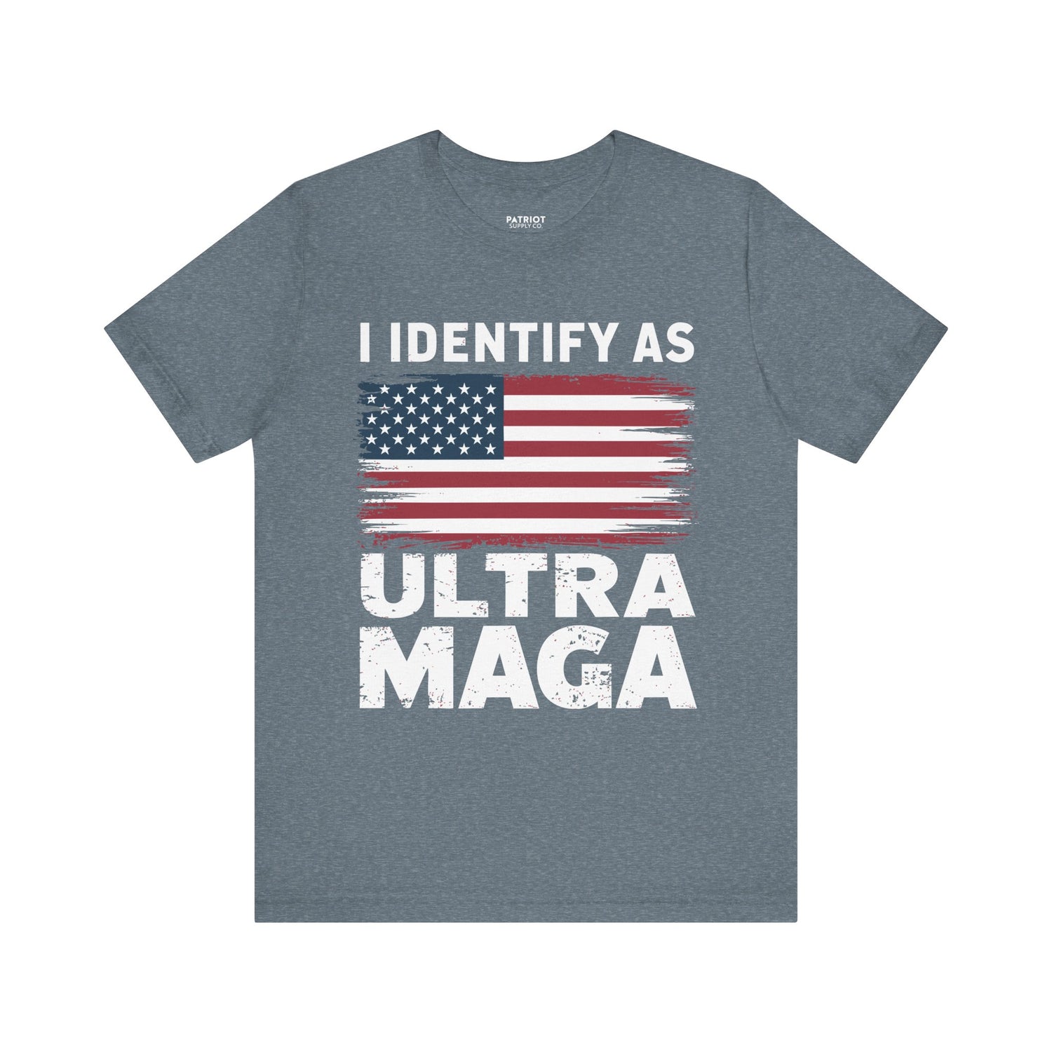 I Identify as Ultra MAGA T-Shirt - Conservative Identity Statement Tee | Patriotic Political Pride Apparel