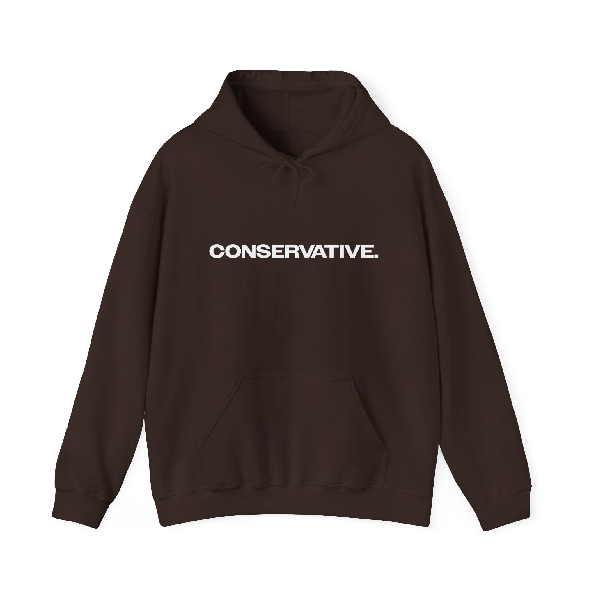 Conservative Message Hooded Sweatshirt - Patriotic Statement Comfort Wear