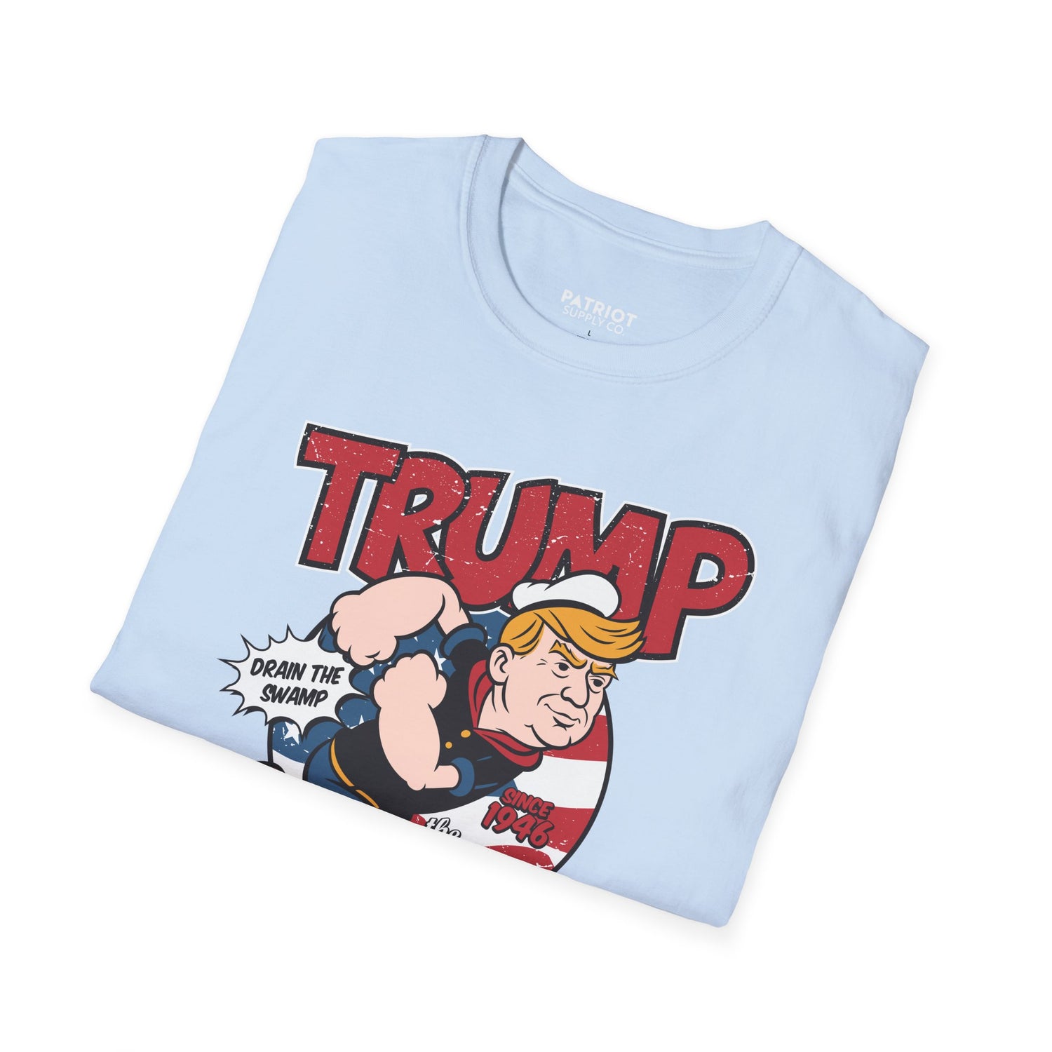 Trump Patriot Man - Conservative American Hero Statement T-Shirt