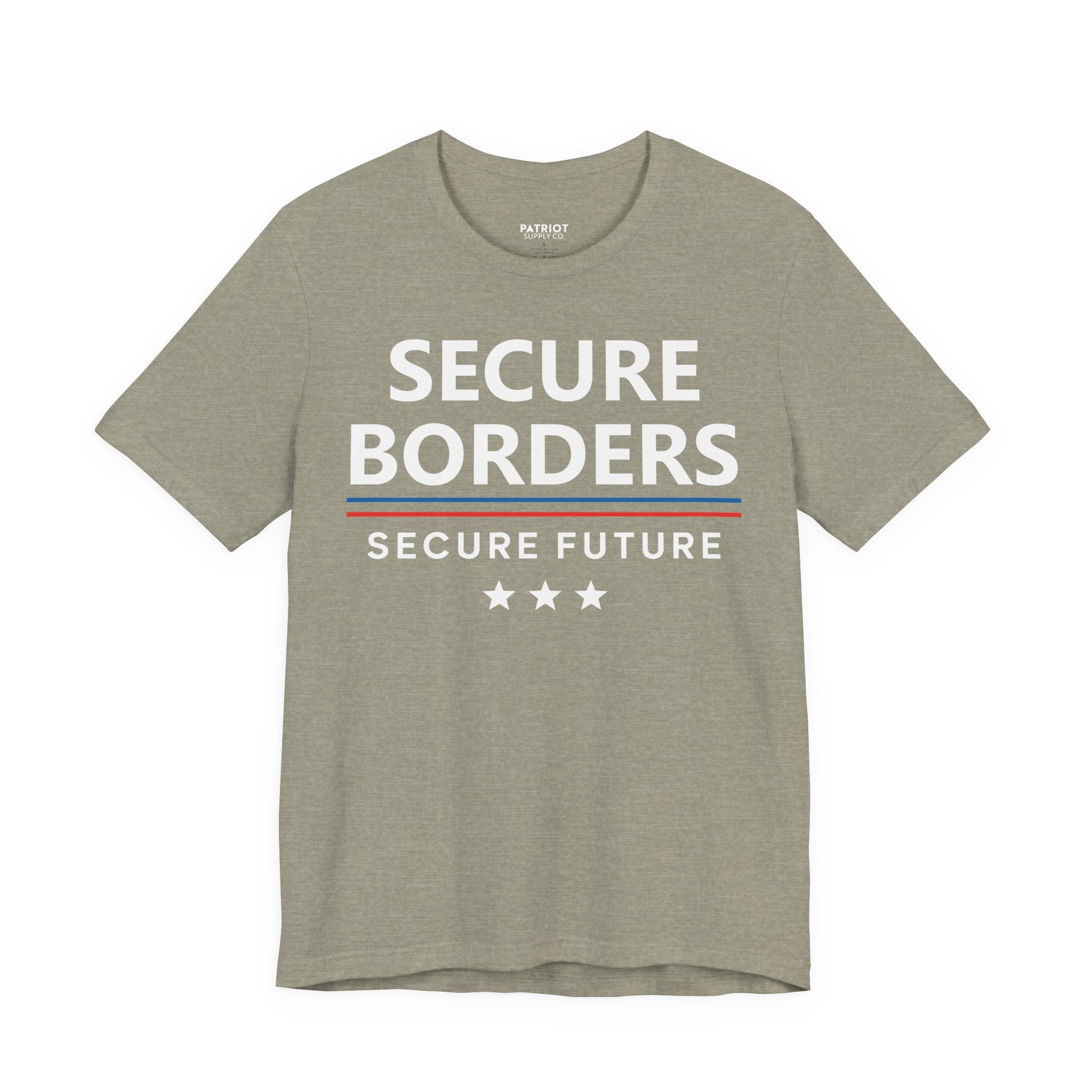 Secure Borders T-Shirt - Immigration Control Statement Tee | Conservative Border Security Apparel