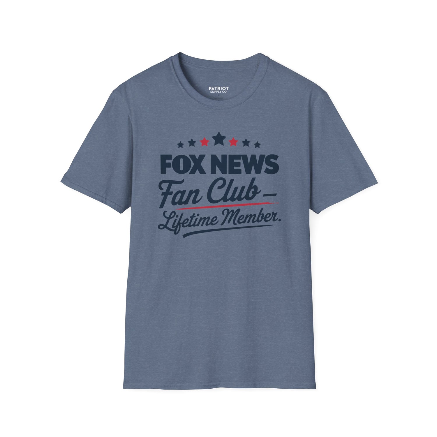 Fox News Fan Club Lifetime Member - Conservative Media Pride T-Shirt