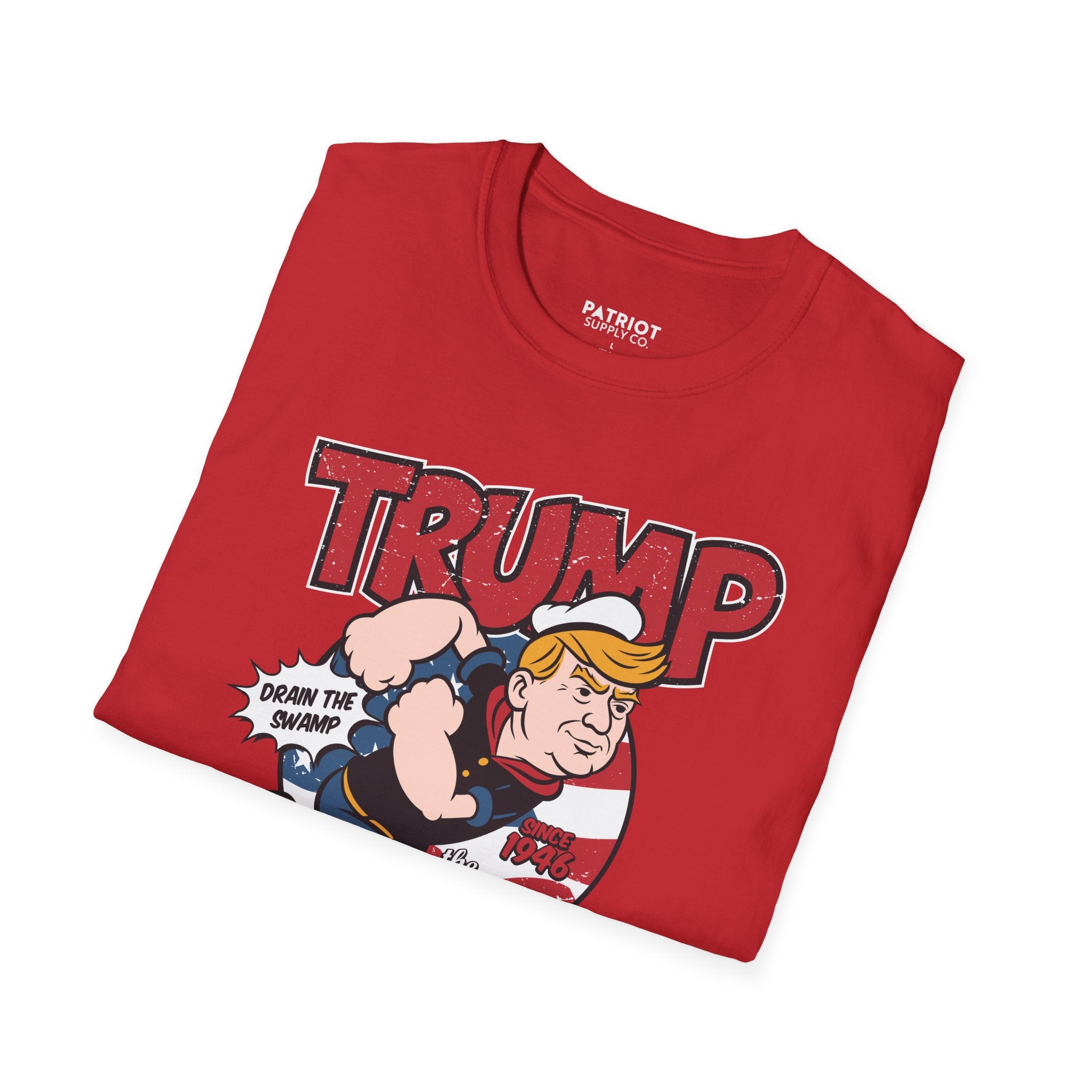Trump Patriot Man - Conservative American Hero Statement T-Shirt