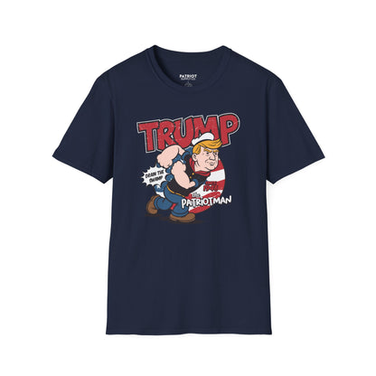 Trump Patriot Man - Conservative American Hero Statement T-Shirt