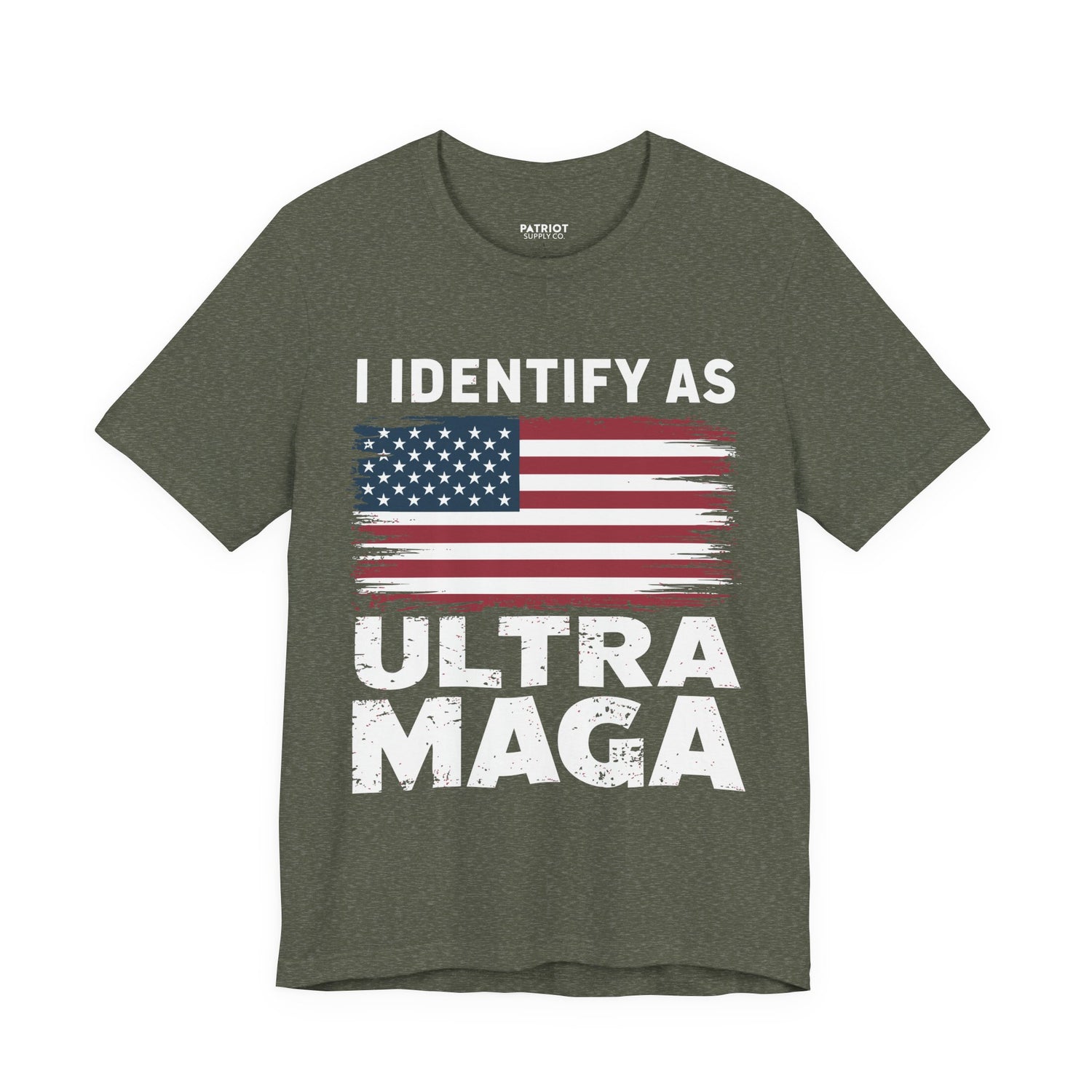 I Identify as Ultra MAGA T-Shirt - Conservative Identity Statement Tee | Patriotic Political Pride Apparel